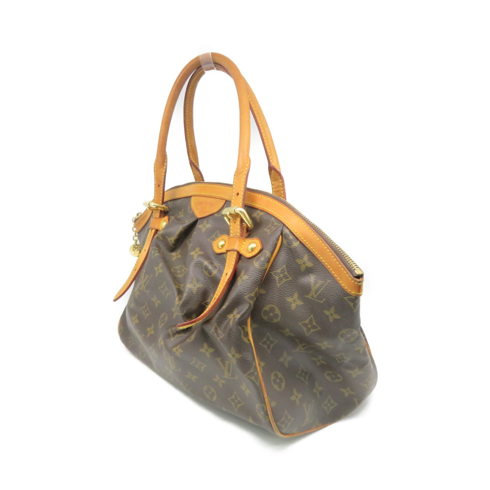 LOUIS VUITTON Monogram Tivoli GM Tote Bag肩背袋啡色
