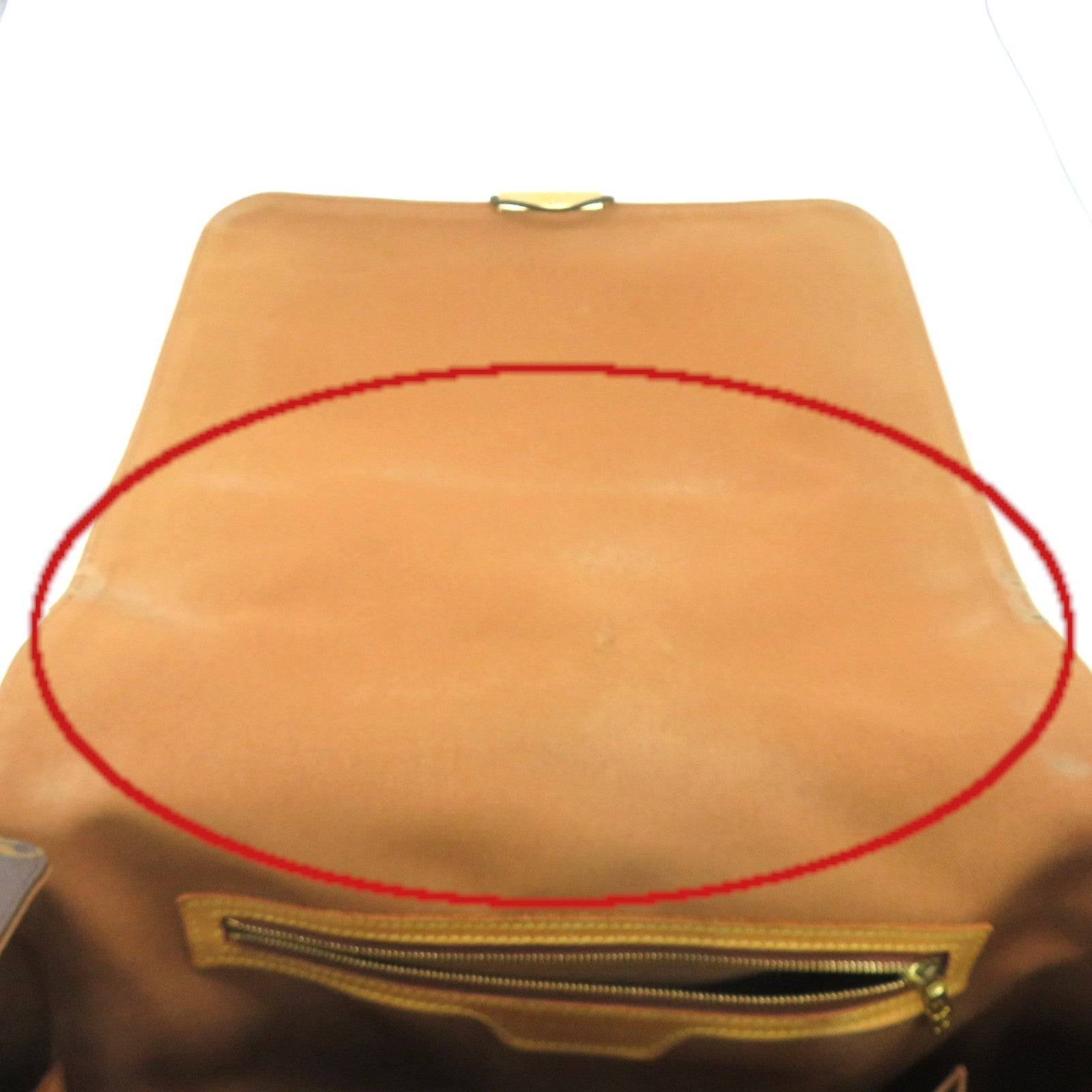 LOUIS VUITTON Monogram Abbesses Messenger Shoulder Bag brown