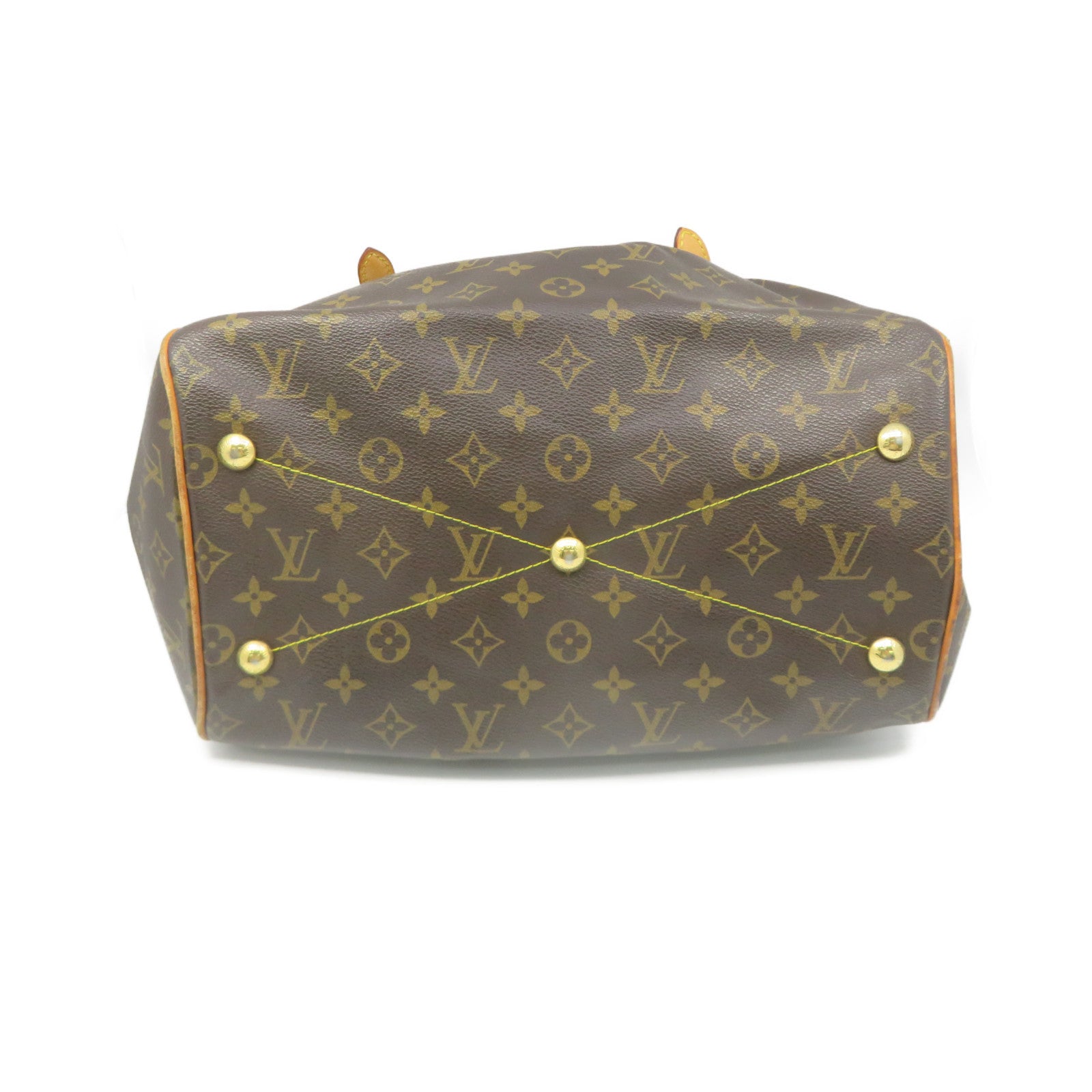 LOUIS VUITTON Monogram Tivoli GM Tote Bag肩背袋啡色