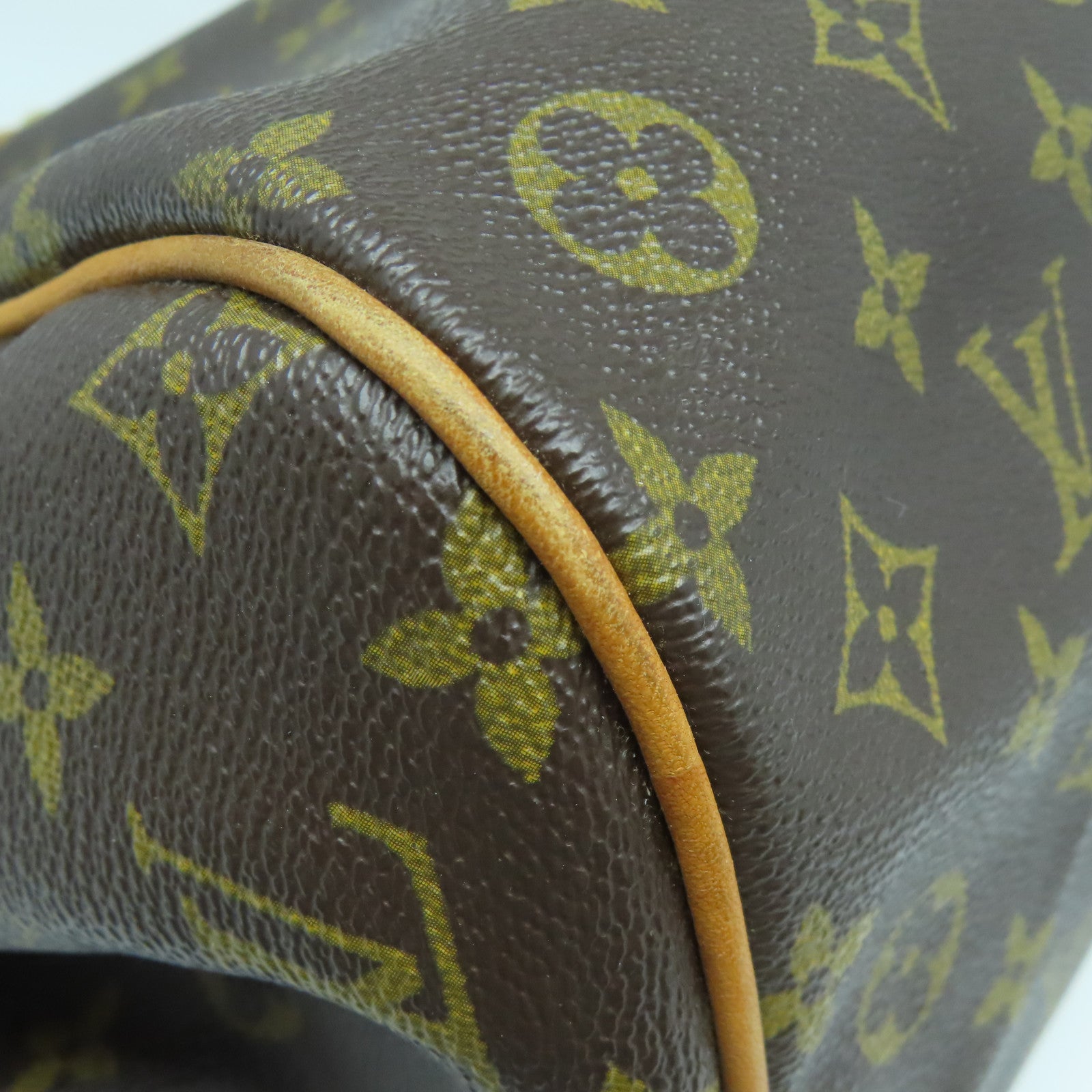LOUIS VUITTON Monogram Montourgueil GM金扣手挽袋啡色