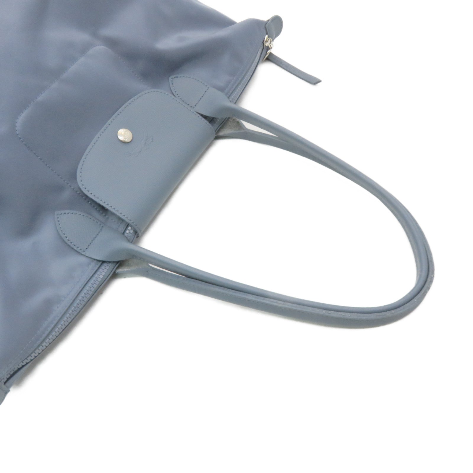 Longchamp 尼龍Shoulder Bag肩背袋藍灰色