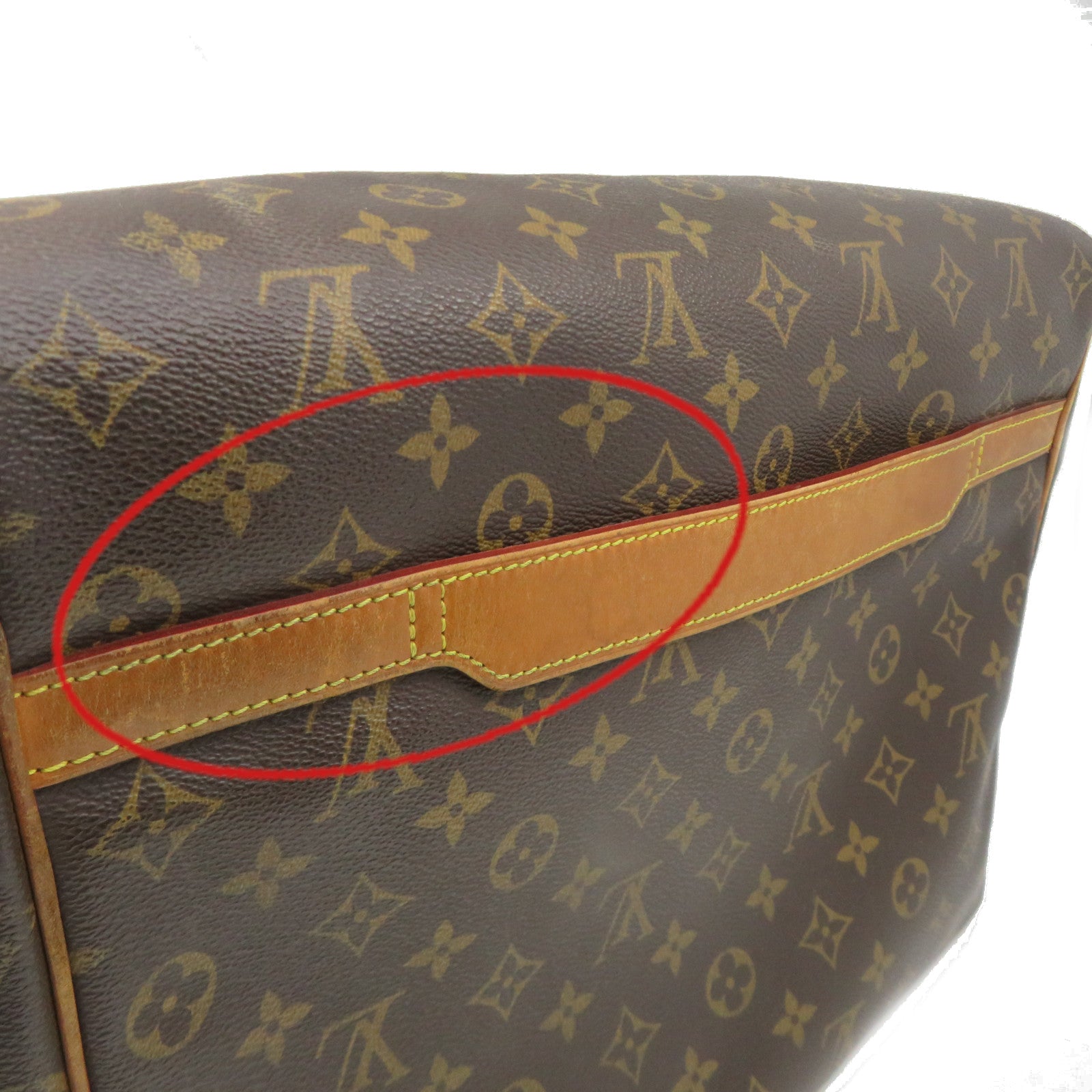 LOUIS VUITTON Monogram Abbesses Messenger Shoulder Bag brown