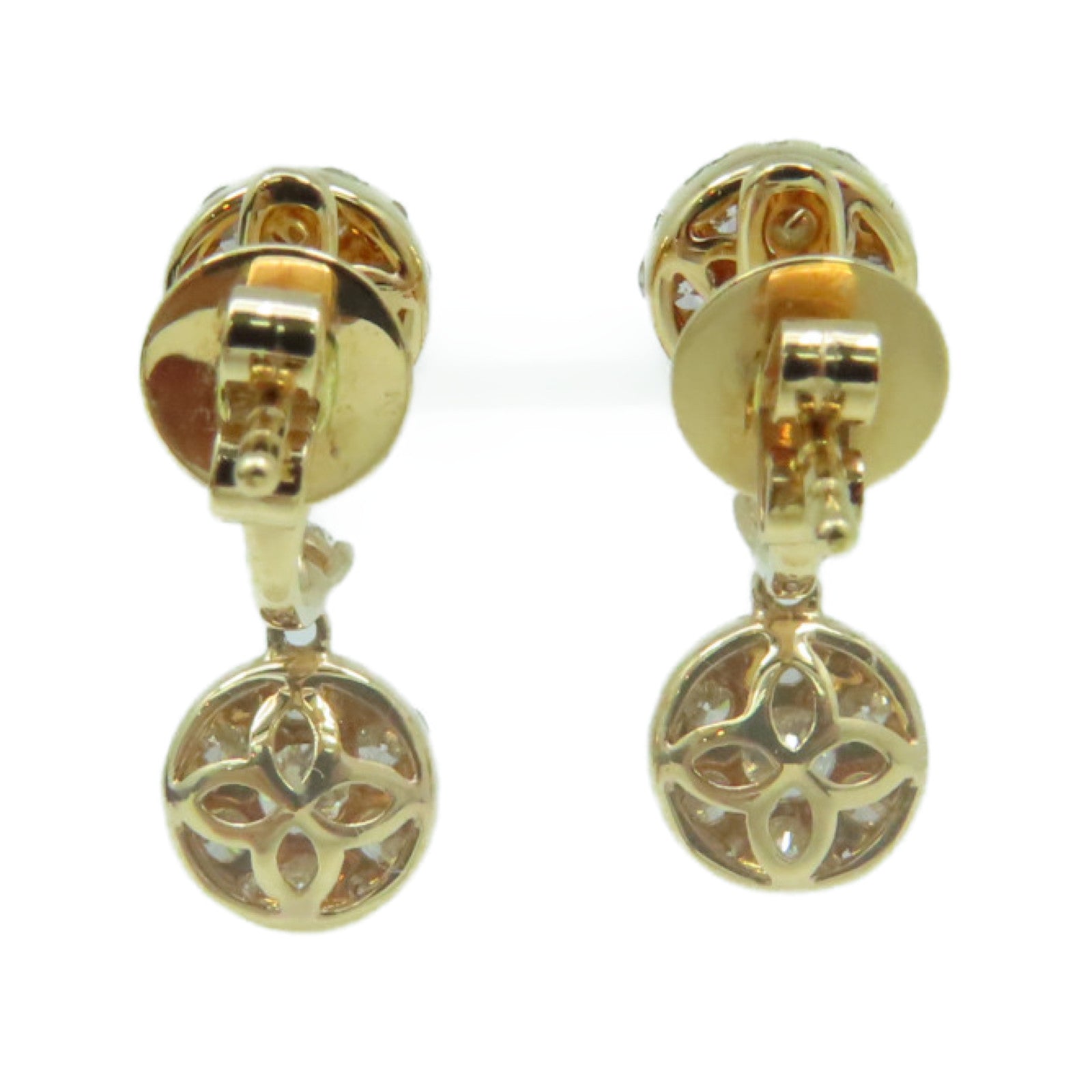 JEWELRY 【激減優惠】18K玫瑰金/0.22ct/1.32ct鑽石2Way Diamond Earrings耳環