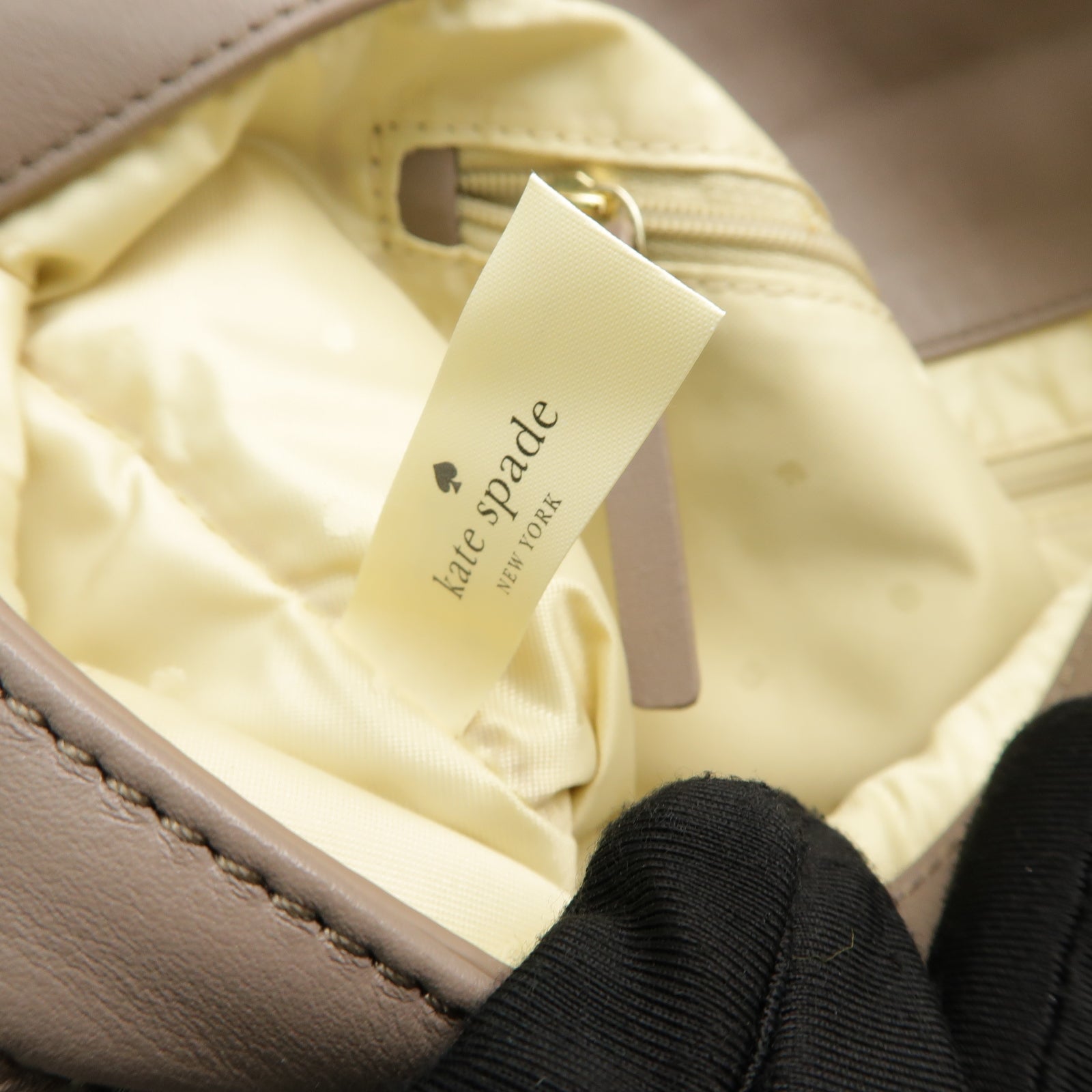 Kate Spade 牛皮皮革Shoulder Bag金扣肩背袋灰色