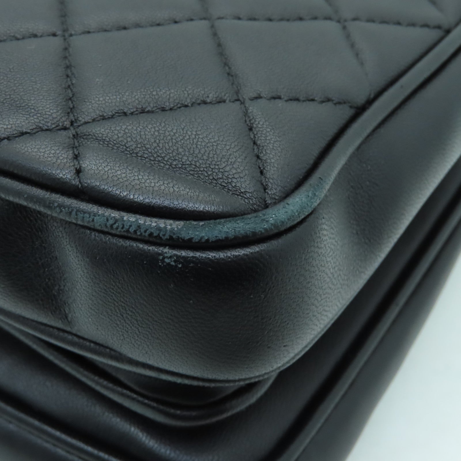 CHANEL 菱格羊皮皮革Medium Citizen Chic Flap Bag金扣手挽肩背兩用袋黑色