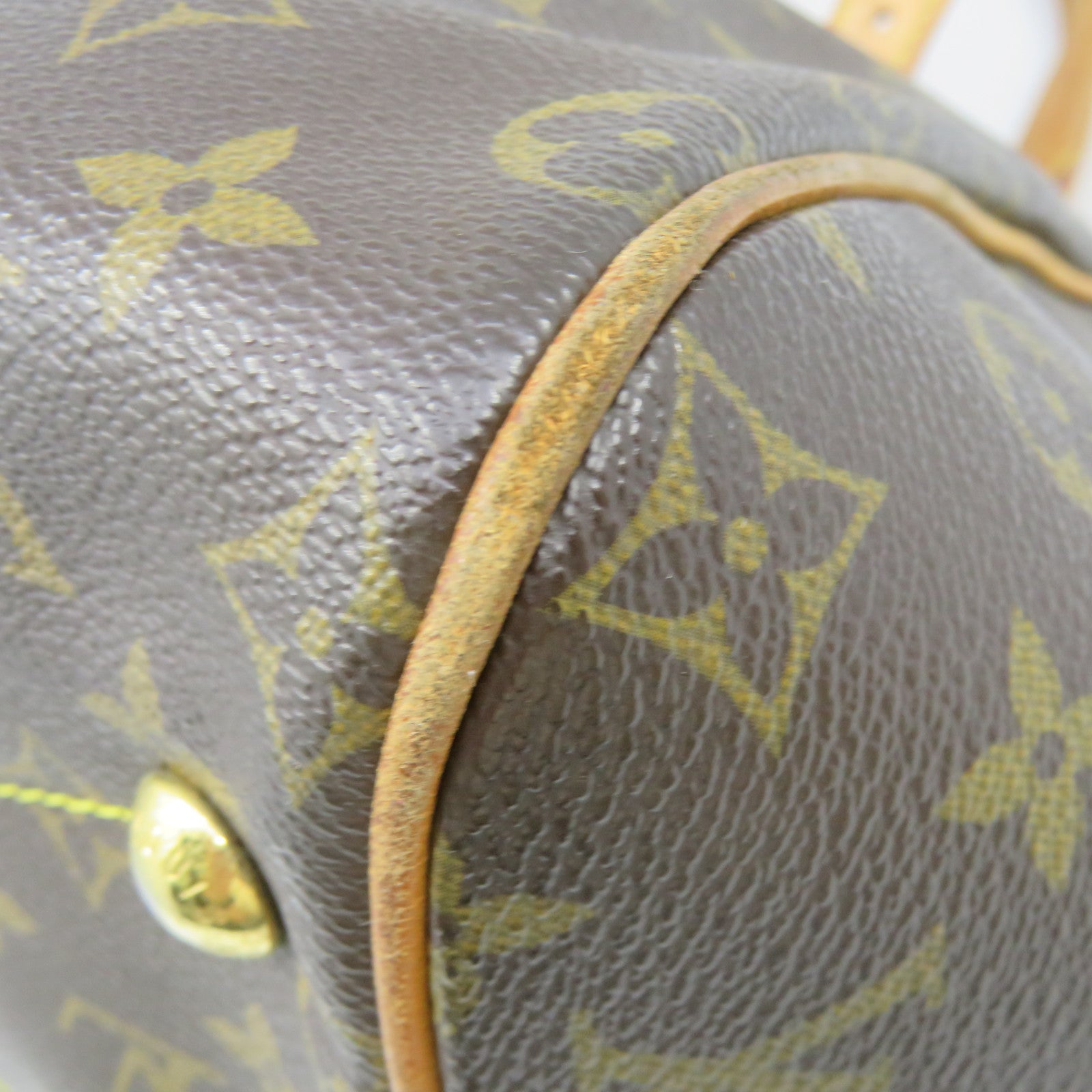 LOUIS VUITTON Monogram Tivoli GM Tote Bag肩背袋啡色
