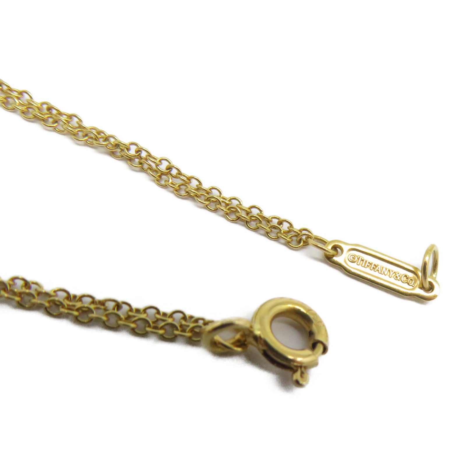 TIFFANY＆CO 【激減優惠】18K黃金Infinity Cross Necklace項鍊