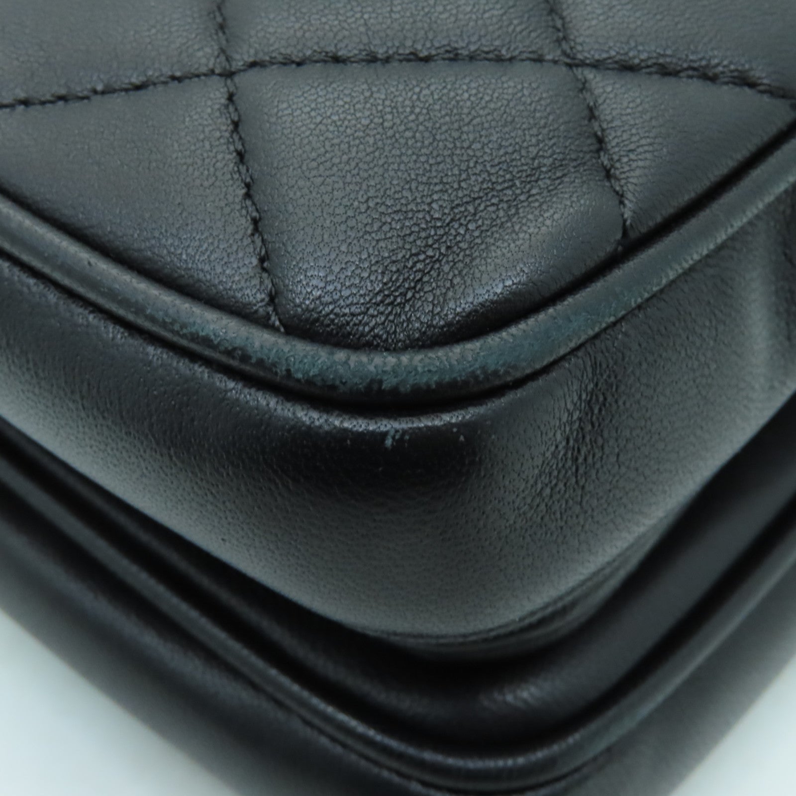 CHANEL 菱格羊皮皮革Medium Citizen Chic Flap Bag金扣手挽肩背兩用袋黑色