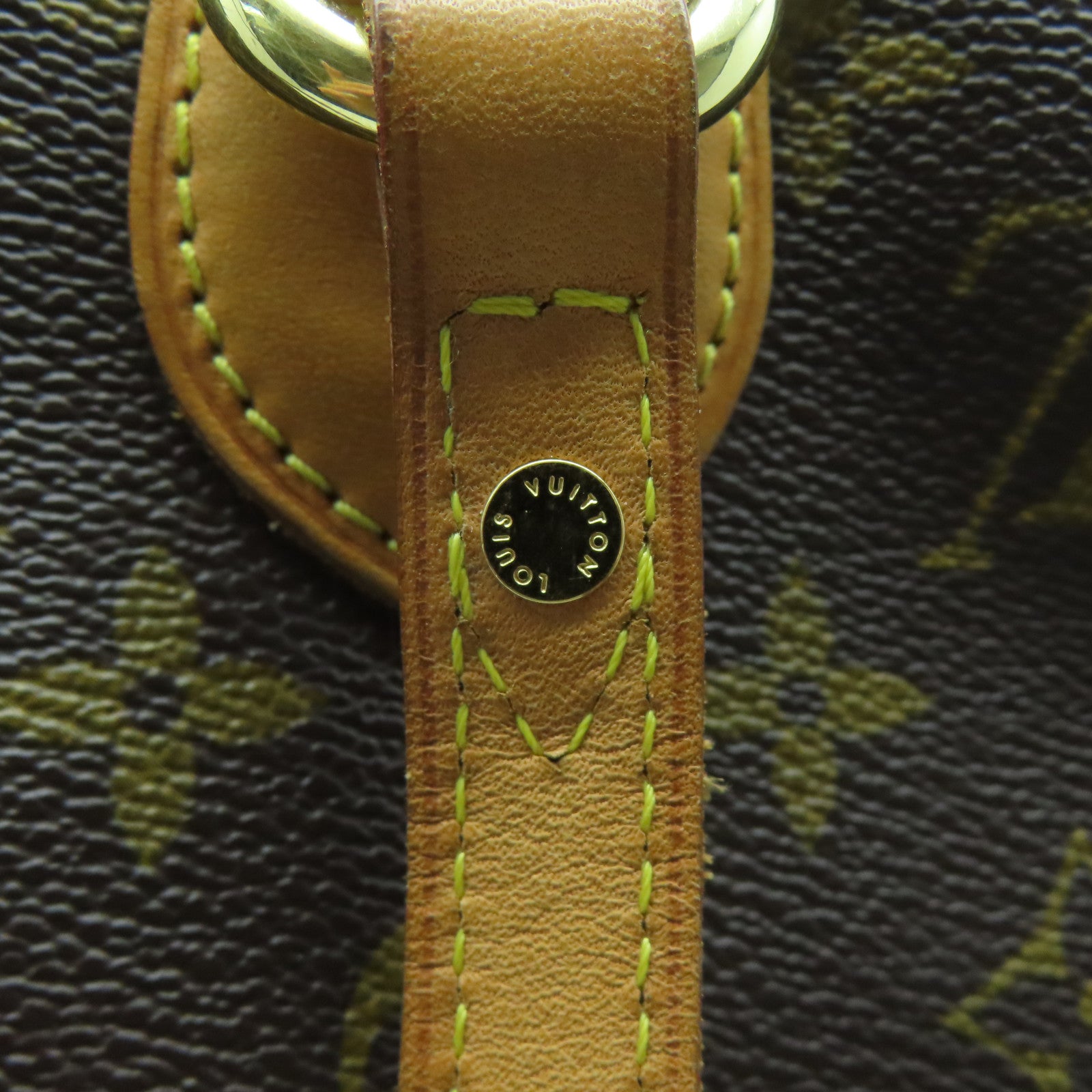 LOUIS VUITTON Monogram Montourgueil GM金扣手挽袋啡色
