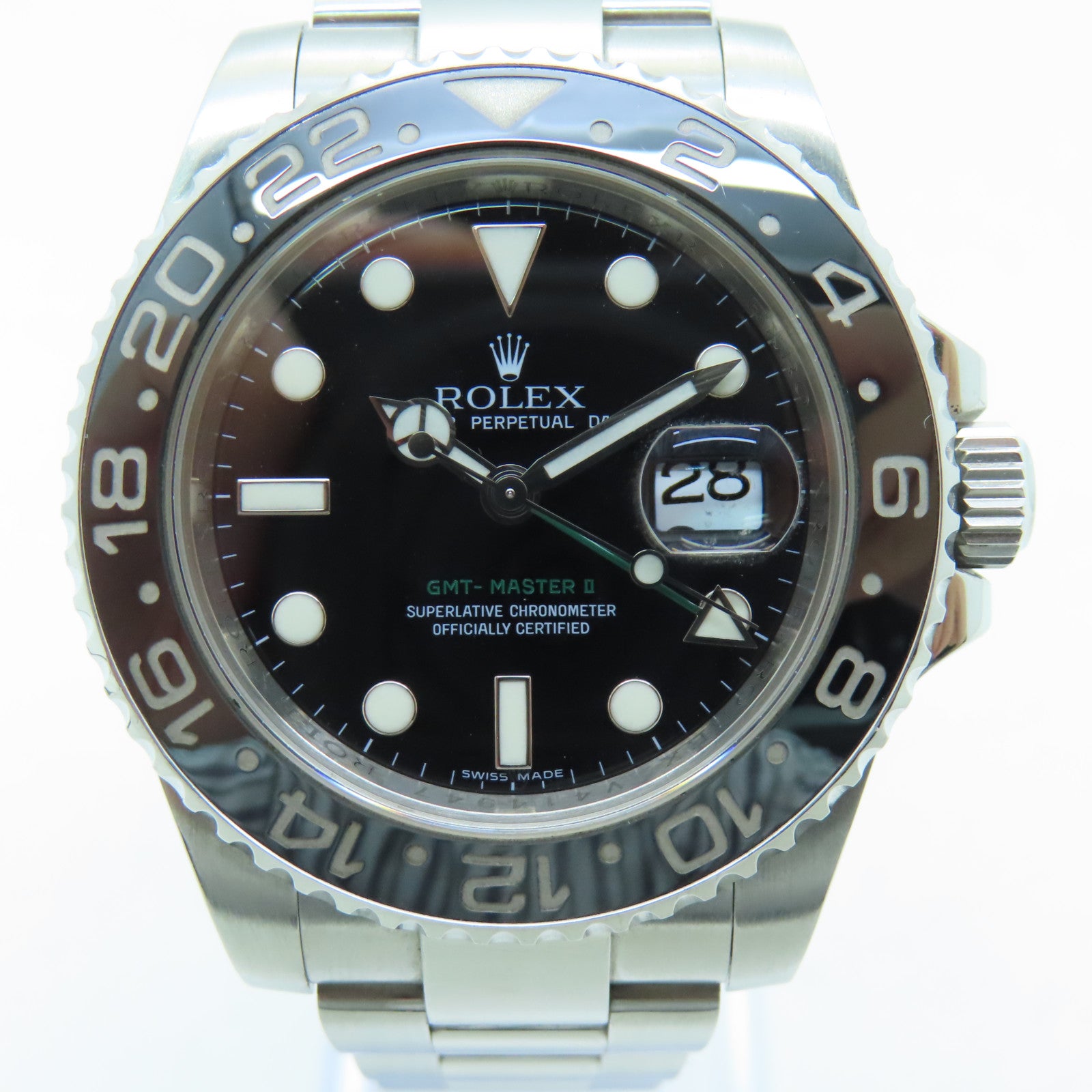 ROLEX GMT MasterⅡ40mm不锈钢手表自动机芯黑色