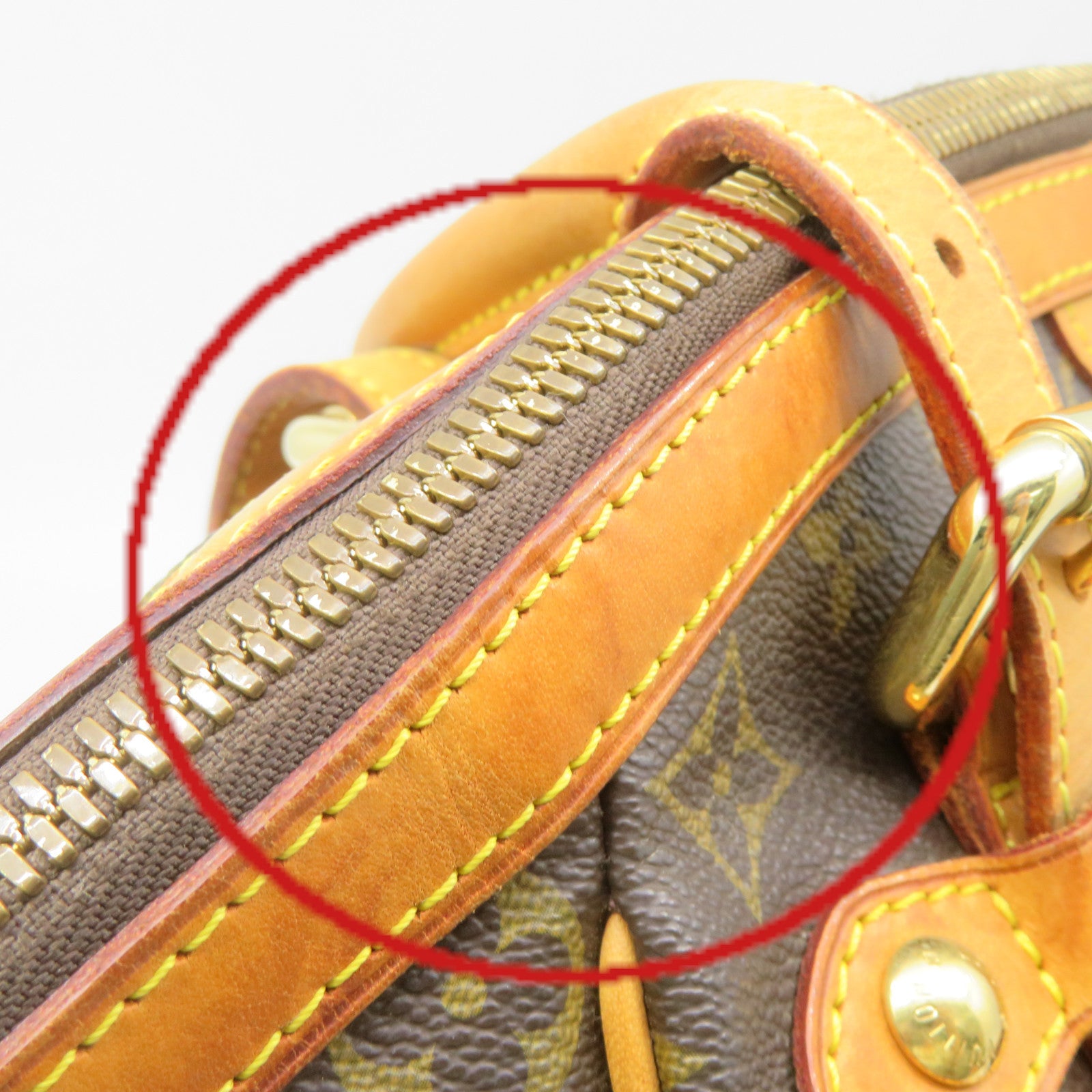 LOUIS VUITTON Monogram Tivoli GM Tote Bag肩背袋啡色