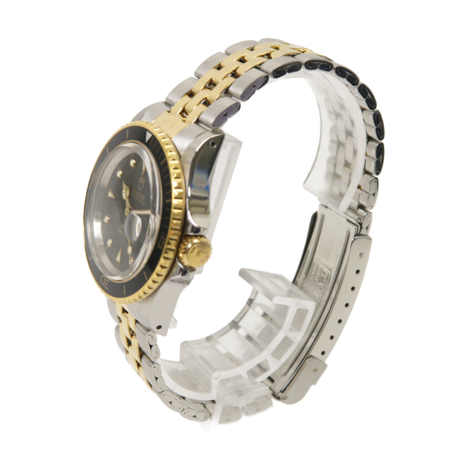 TUDOR Mini-Sub 30MM不鏽鋼/18K黃金手錶自動機芯黒色