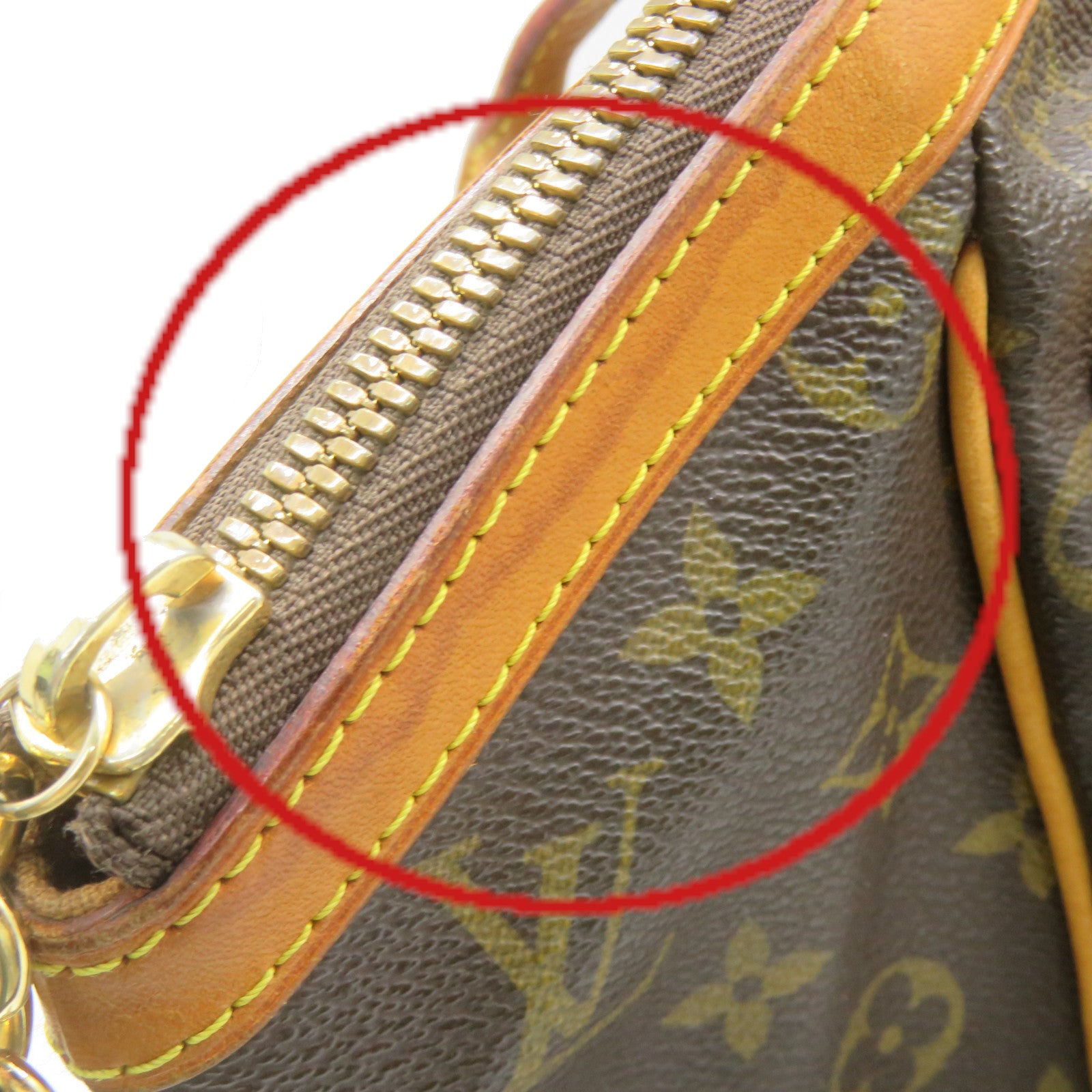 LOUIS VUITTON Monogram Tivoli GM Tote Bag肩背袋啡色