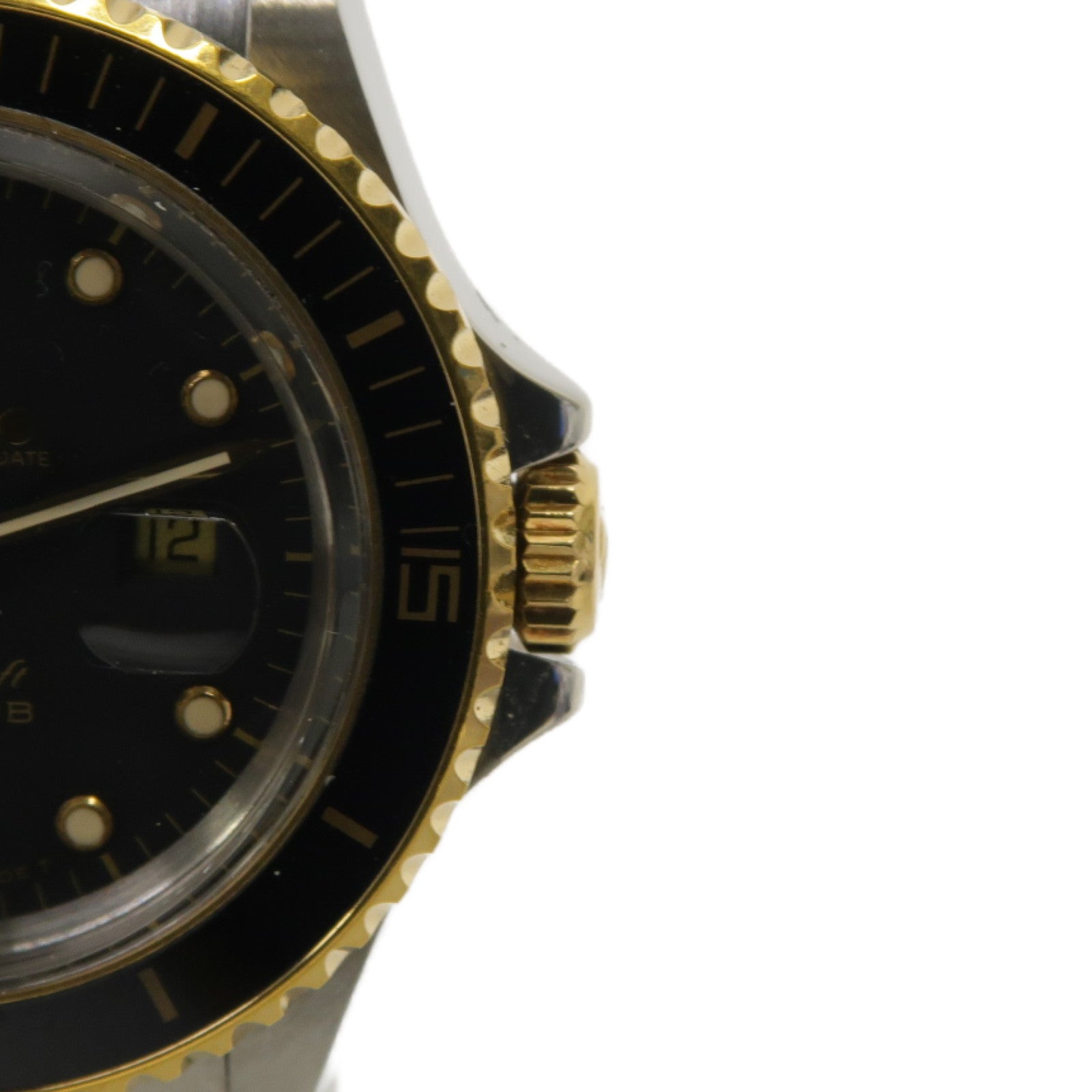 TUDOR Mini-Sub 30MM不鏽鋼/18K黃金手錶自動機芯黒色