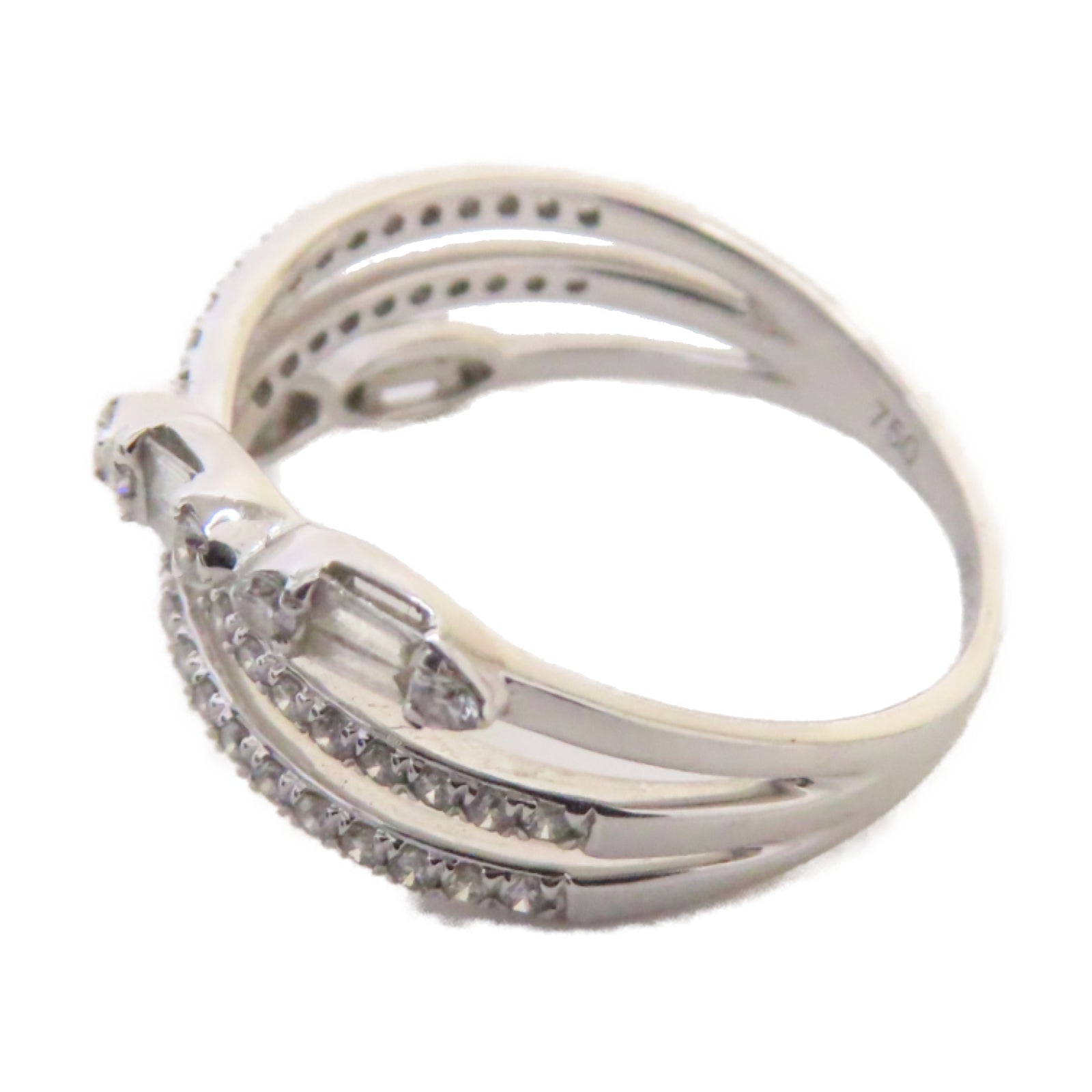 JEWELRY 18K白金Diamond Ring 0.51ct鑽石戒指US#6