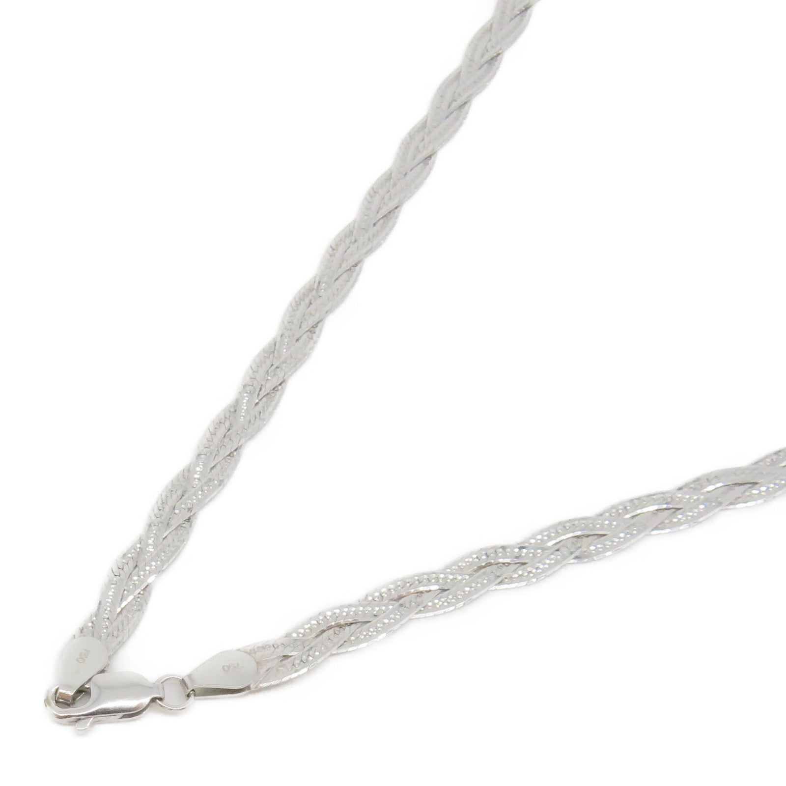 JEWELRY [Sharp Discount] 18K White Gold Necklace Necklace