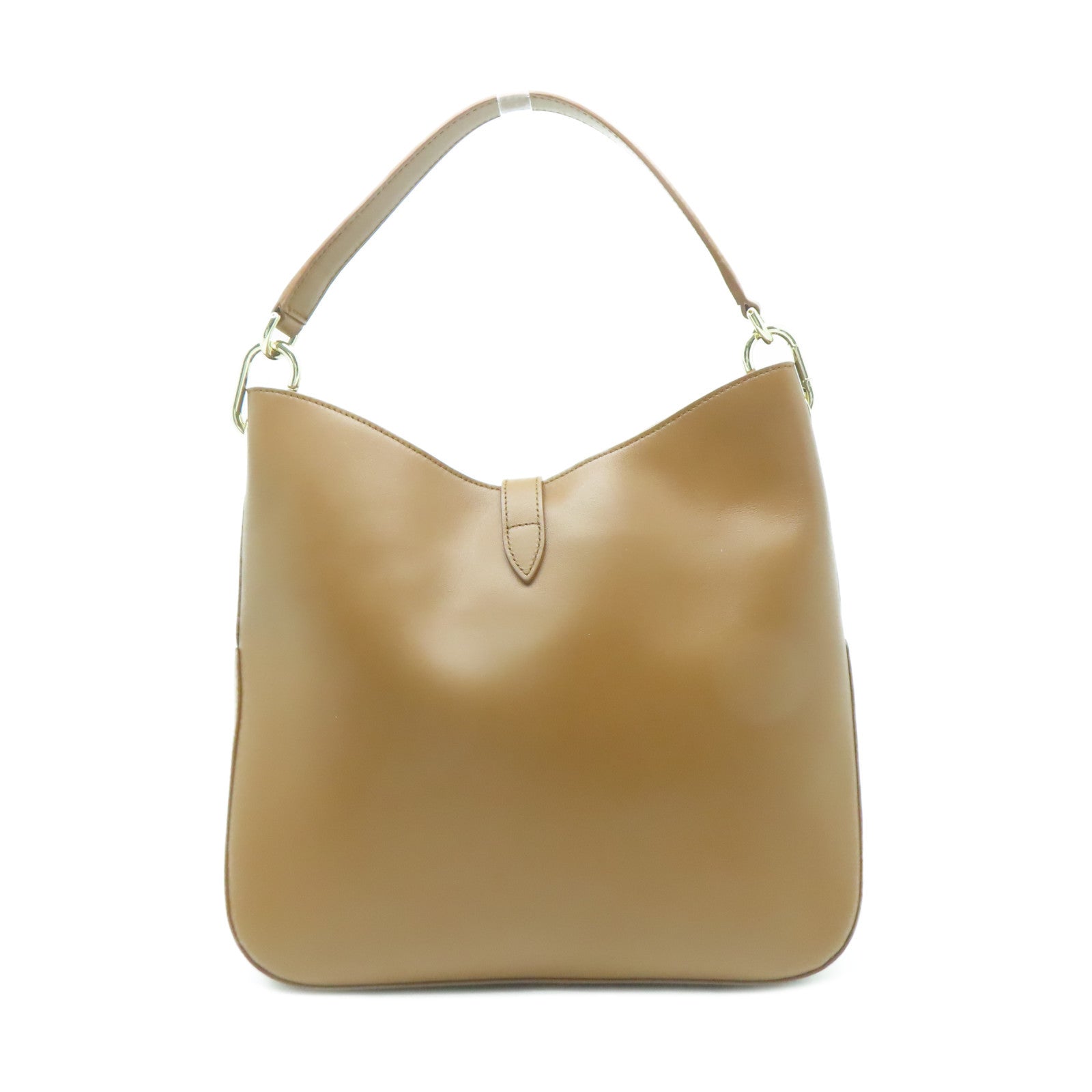 Furla 牛皮皮革Sirena M Hobo Bag金扣手挽肩背兩用袋啡色