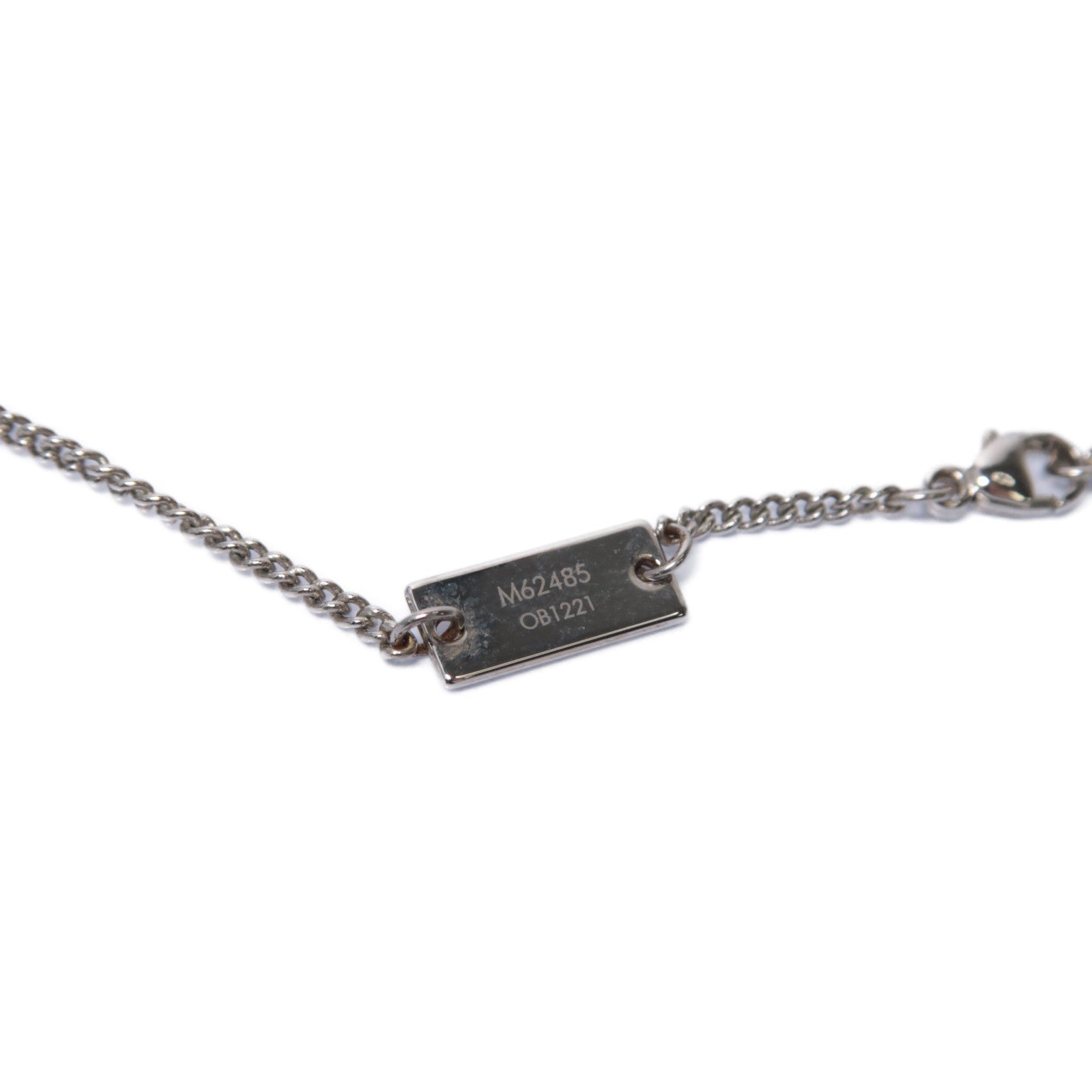 LOUIS VUITTON 金屬Ring Necklace Monogram項鍊銀色