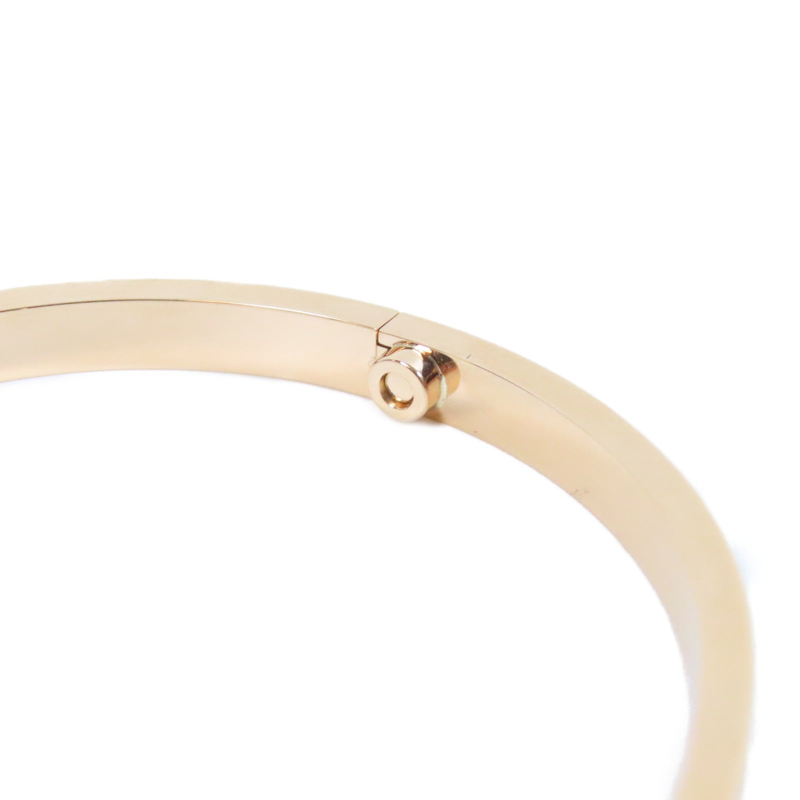 CARTIER 18K玫瑰金Love Bracelet鑽石手鐲Cartier#17