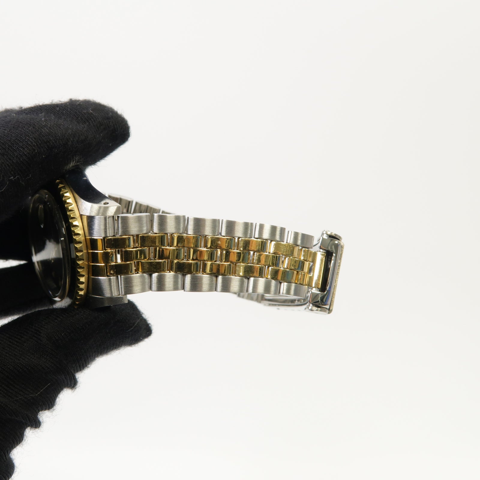 TUDOR Mini-Sub 30MM不鏽鋼/18K黃金手錶自動機芯黒色