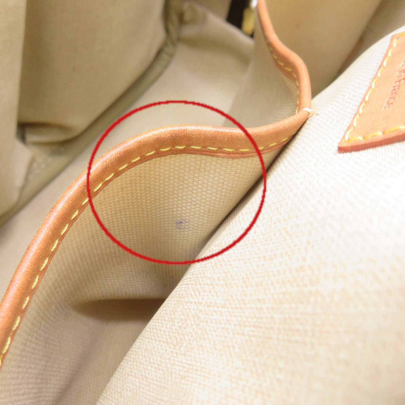LOUIS VUITTON Monogram Trouville PM Hand Bag brown