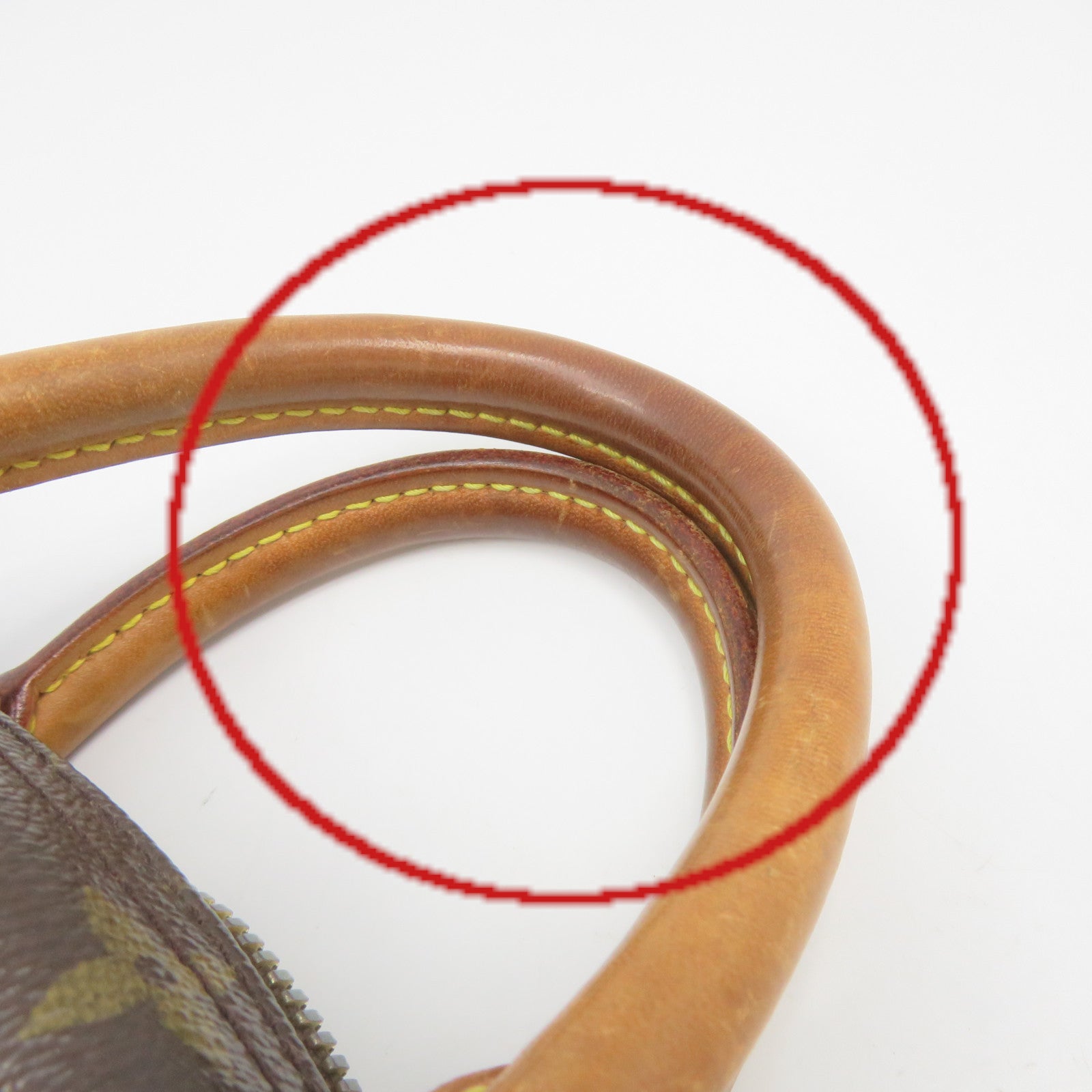 LOUIS VUITTON Monogram Trouville PM Hand Bag brown