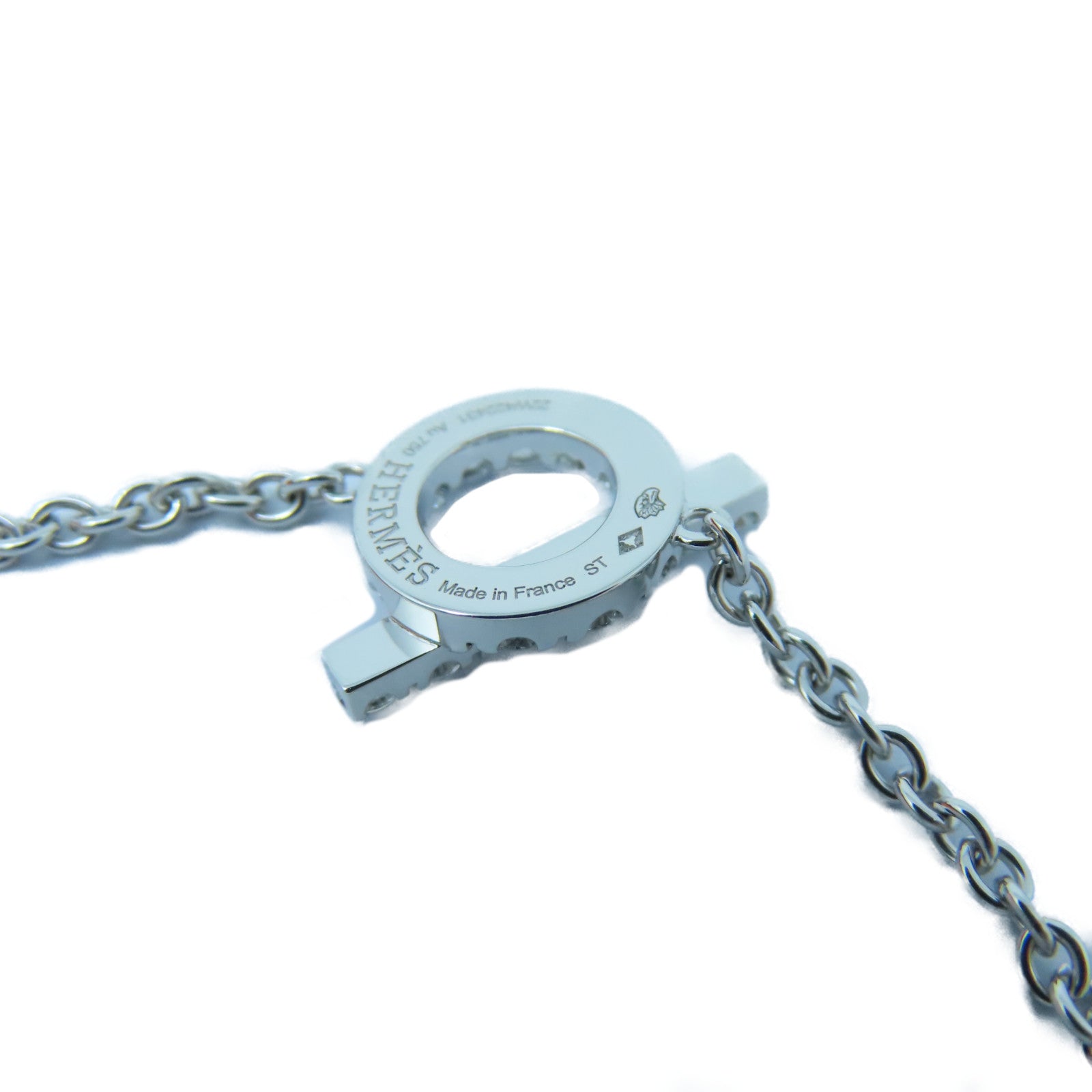 HERMES 18K白金Finesse Bracelet 0.55ct鑽石手鏈