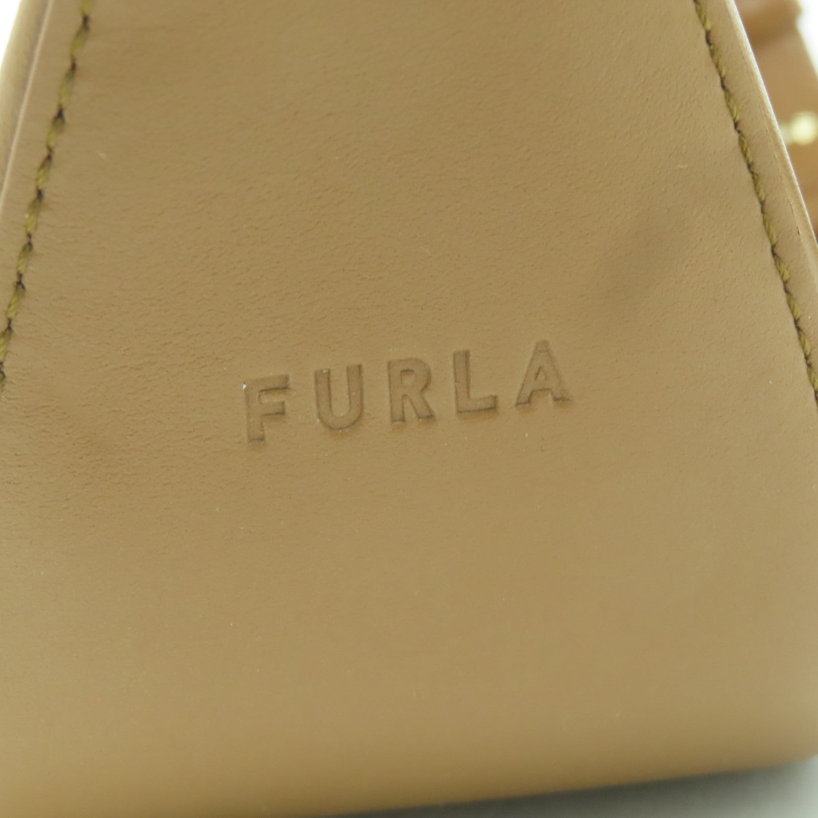 Furla 牛皮皮革Sirena M Hobo Bag金扣手挽肩背兩用袋啡色