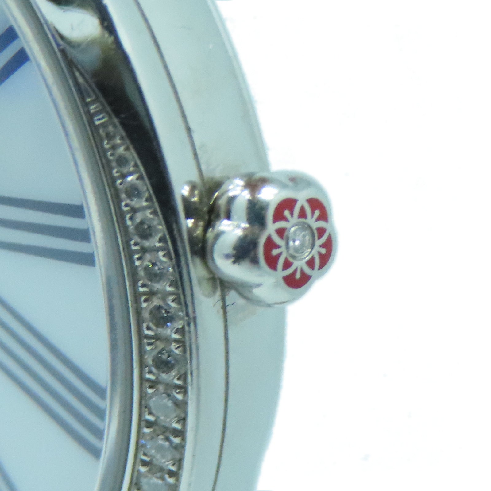 OMEGA 不锈钢/皮革带手表石英机芯蓝色