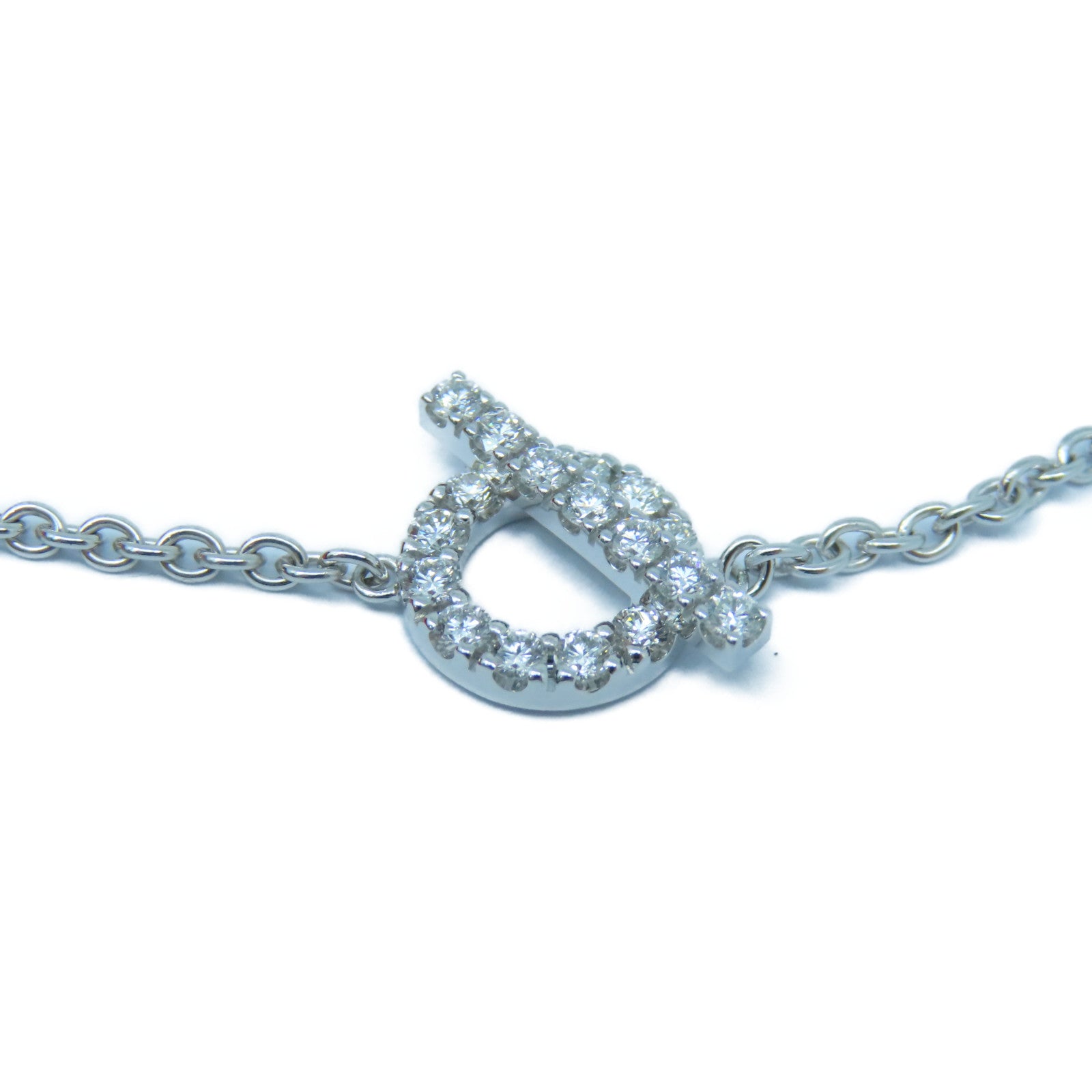 HERMES 18K白金Finesse Bracelet 0.55ct鑽石手鏈