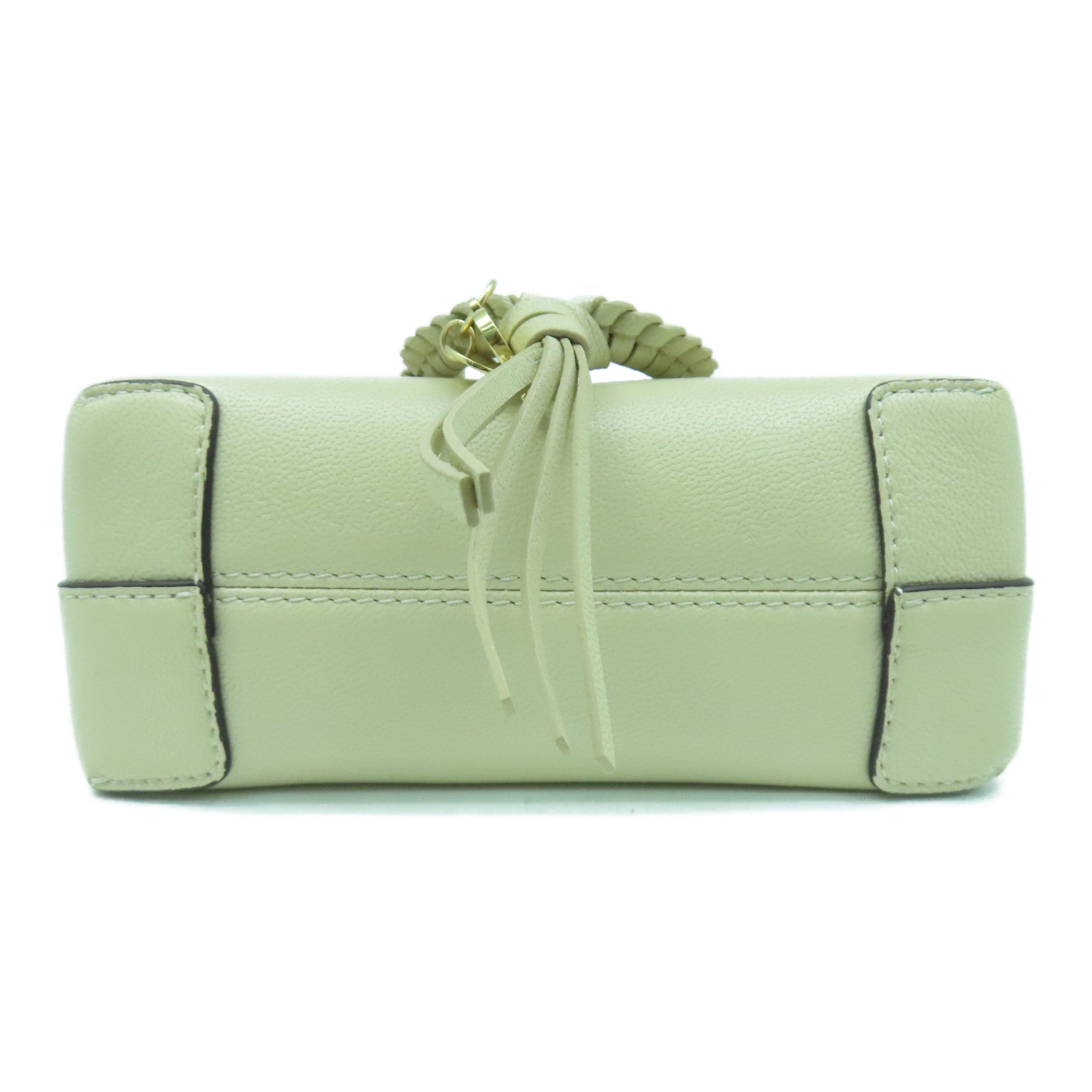 Chloe 牛皮皮革Shoulder Bag金扣手挽肩背兩用袋米色