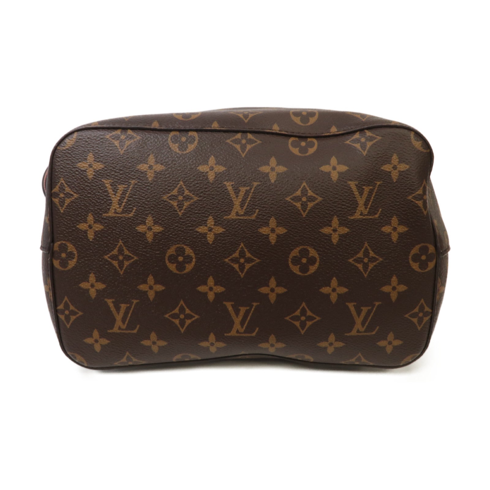 LOUIS VUITTON Monogram Neo Noe MM金扣肩背袋啡色/粉紅色