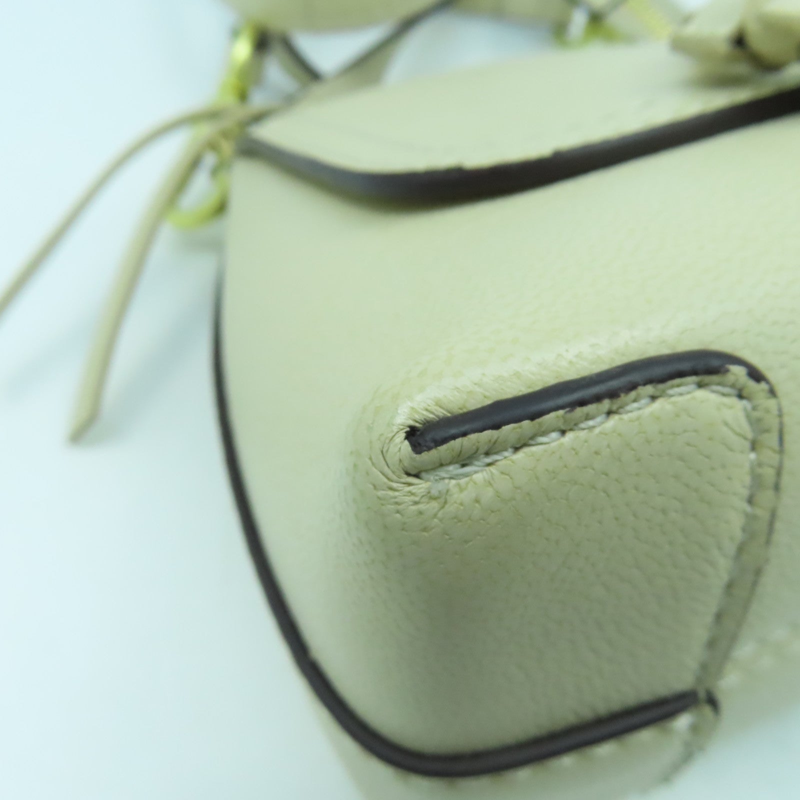 Chloe 牛皮皮革Shoulder Bag金扣手挽肩背兩用袋米色