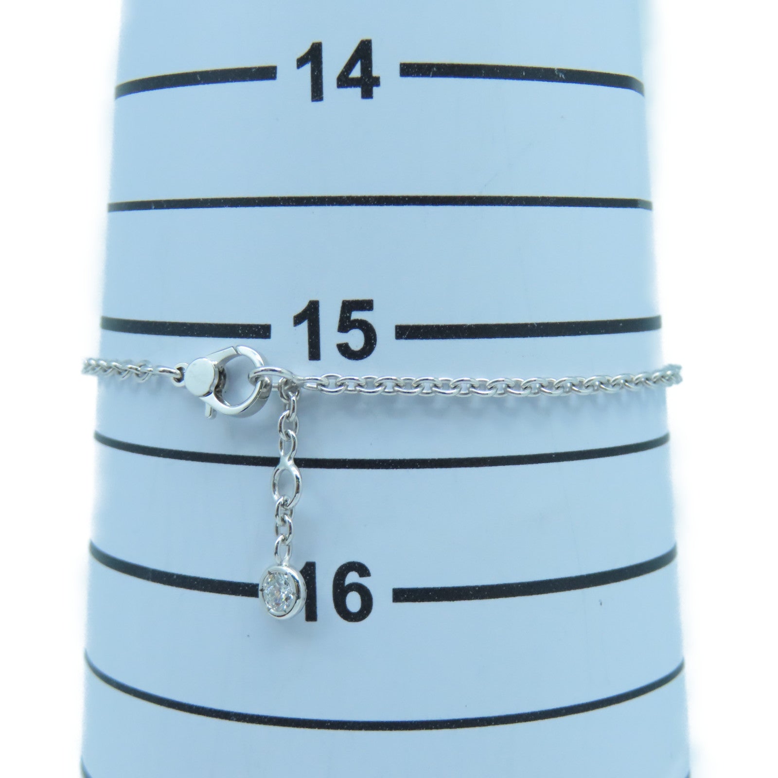 HERMES 18K白金Finesse Bracelet 0.55ct鑽石手鏈