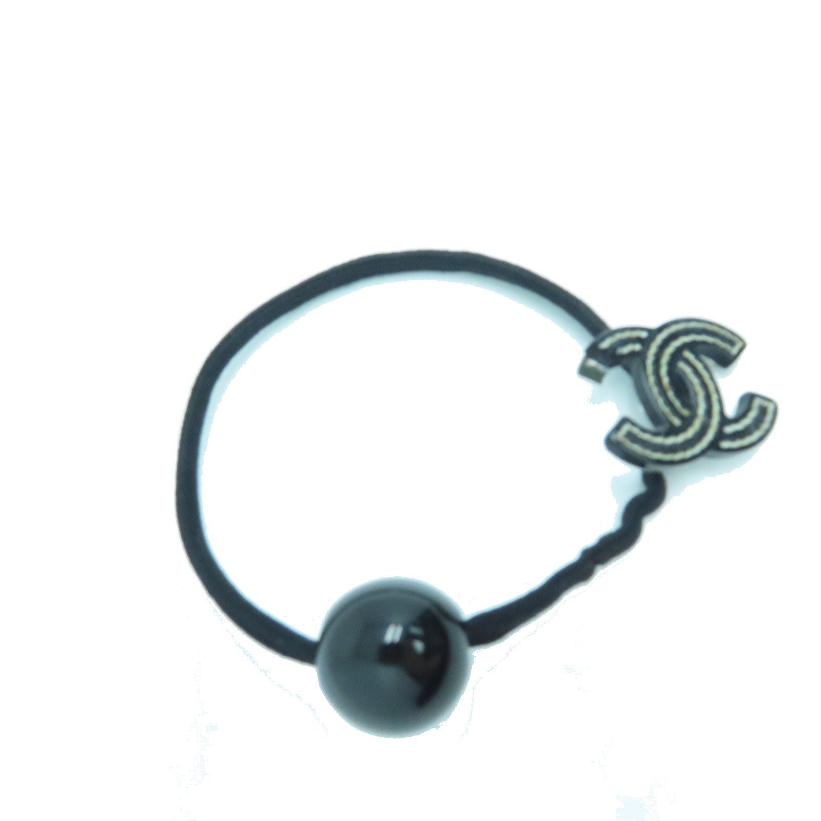 CHANEL 【激減優惠】PVC Hair Band髮帶黑色