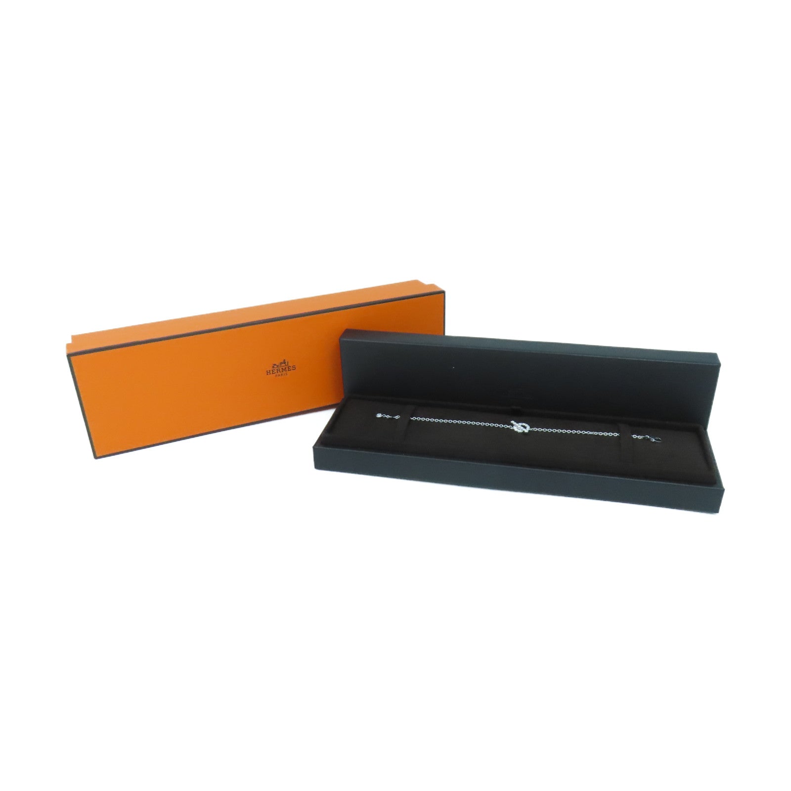 HERMES 18K白金Finesse Bracelet 0.55ct鑽石手鏈