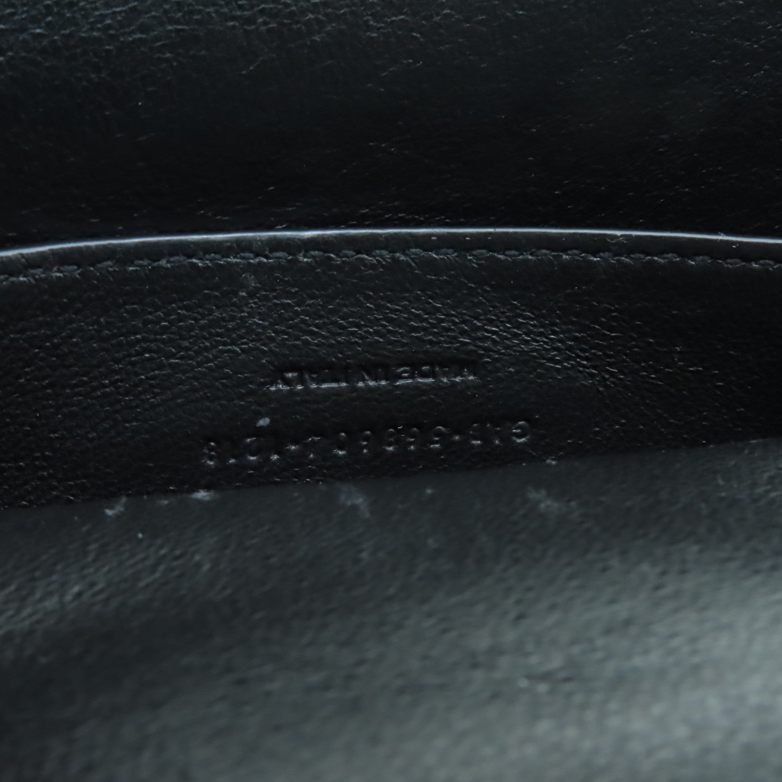 SAINT LAURENT 麂皮皮革/皮革Shoulder Bag金扣肩背袋黑色