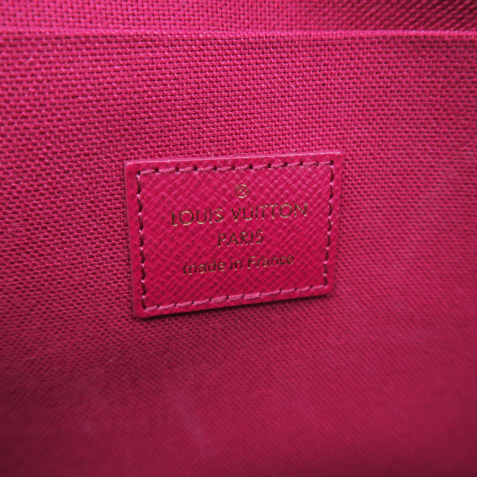 LOUIS VUITTON Monogram Felicie Pochette金扣鏈帶肩背袋啡色