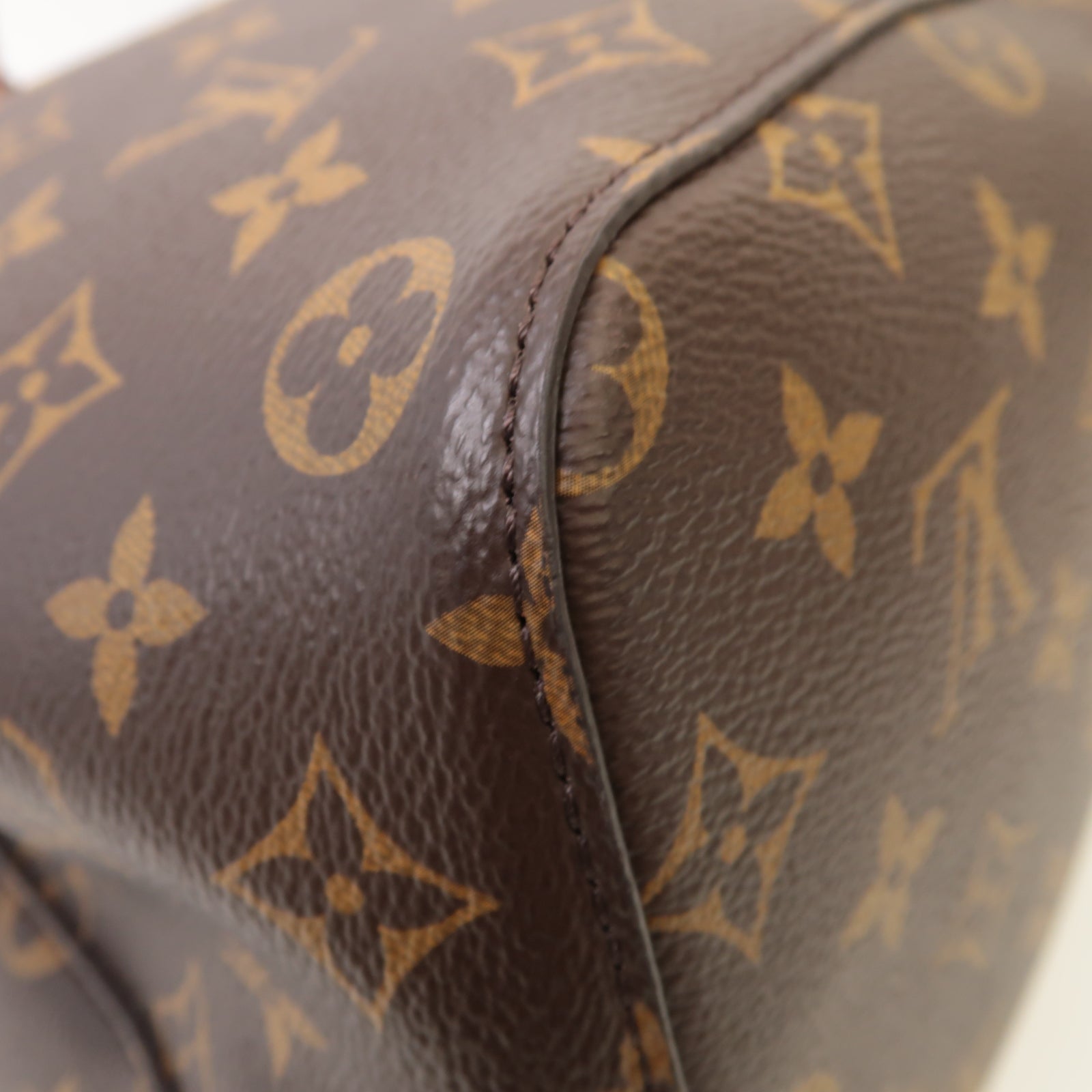 LOUIS VUITTON Monogram Neo Noe MM金扣肩背袋啡色/粉紅色