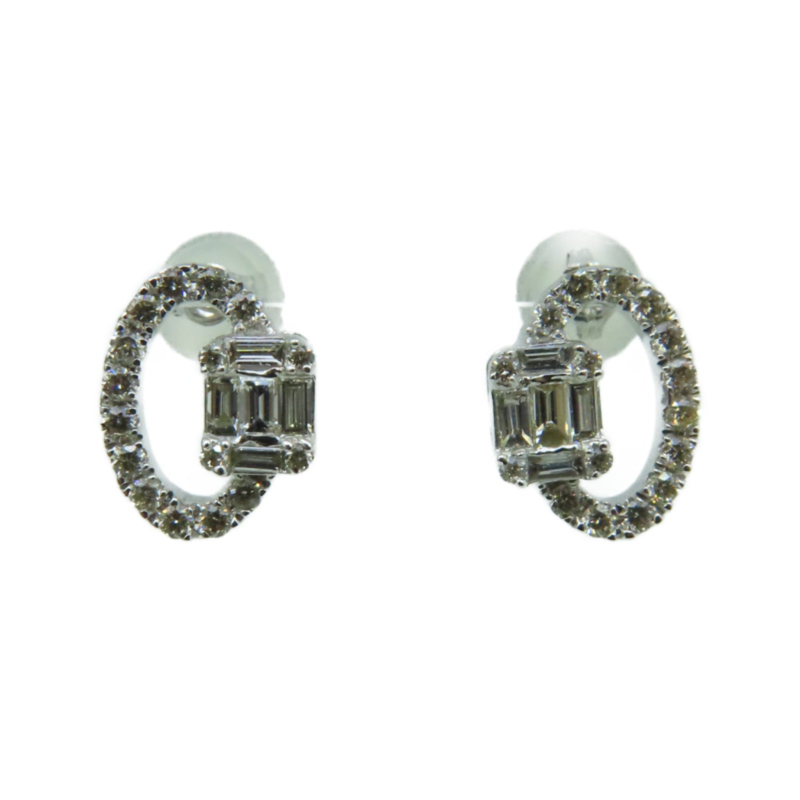 JEWELRY 【激減優惠】18K白金/0.5ct鑽石Diamond Earrings耳環