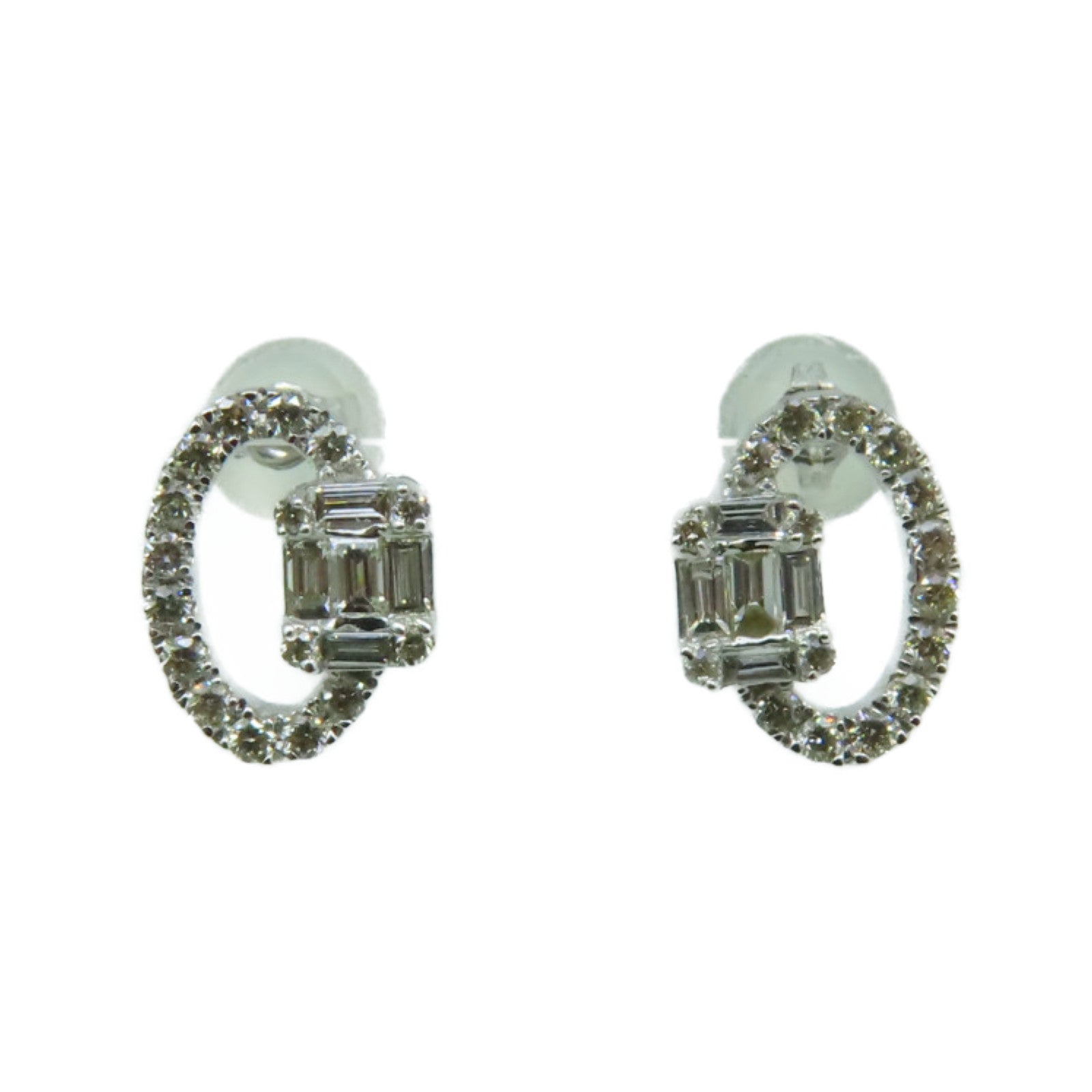 JEWELRY 【激減優惠】18K白金/0.5ct鑽石Diamond Earrings耳環