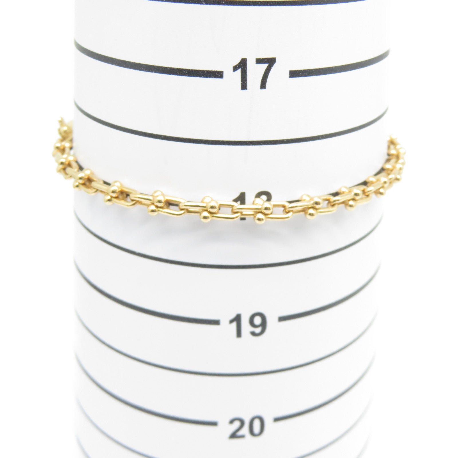 TIFFANY＆CO 18K玫瑰金HardWear Micro Link Bracelet手鏈