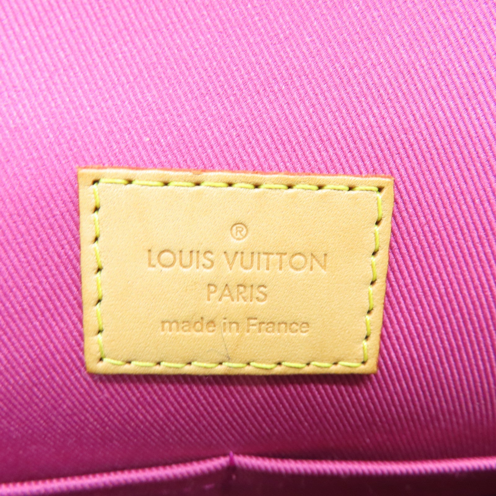 LOUIS VUITTON Monogram Cluny BB gold buckle handle shoulder bag brown
