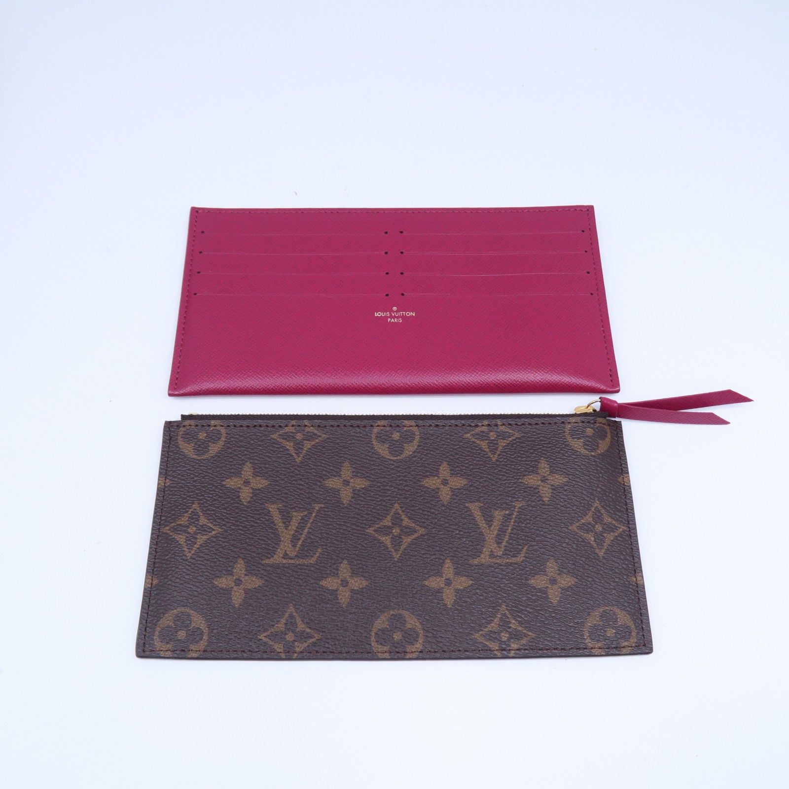 LOUIS VUITTON Monogram Felicie Pochette金扣鏈帶肩背袋啡色