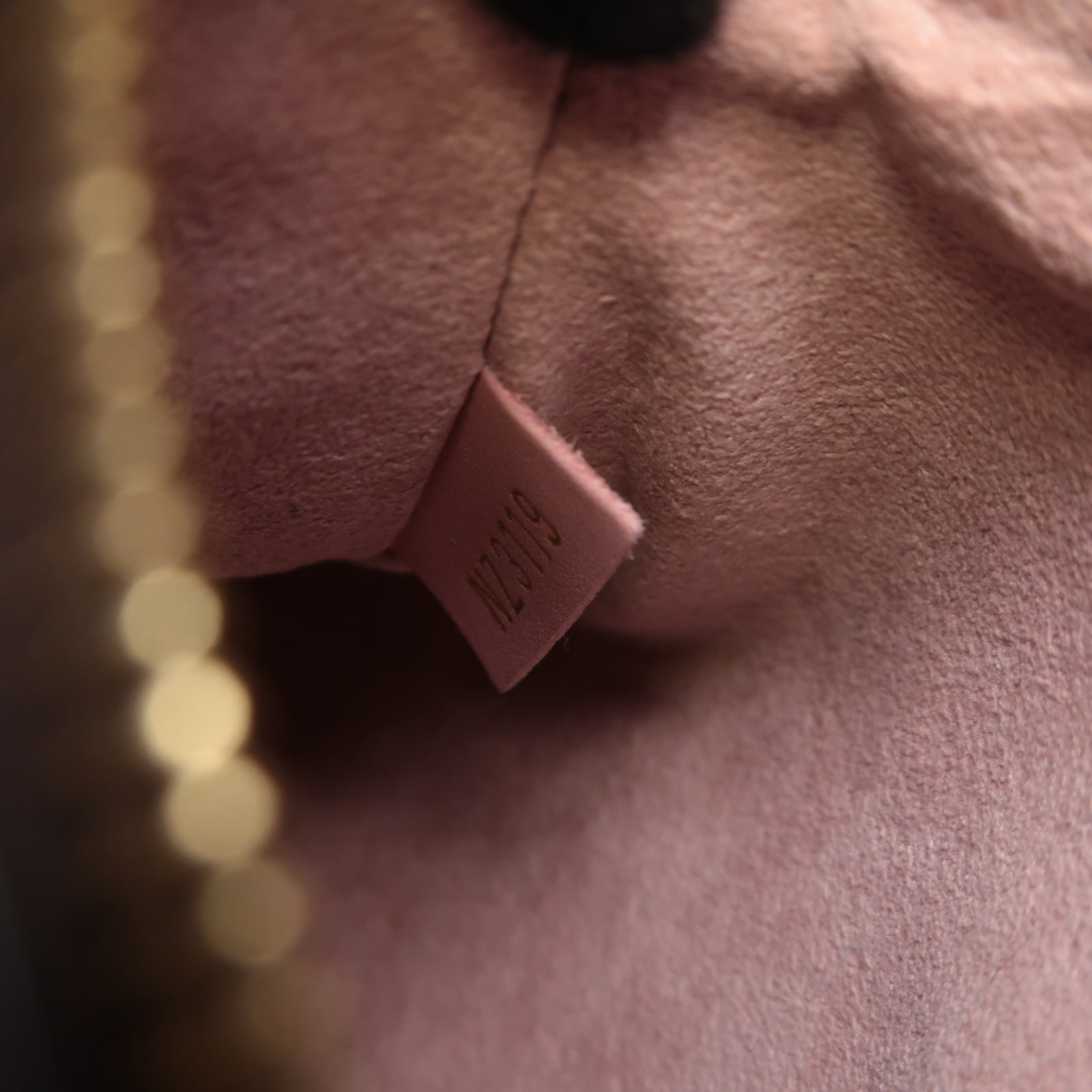 LOUIS VUITTON Monogram Neo Noe MM金扣肩背袋啡色/粉紅色