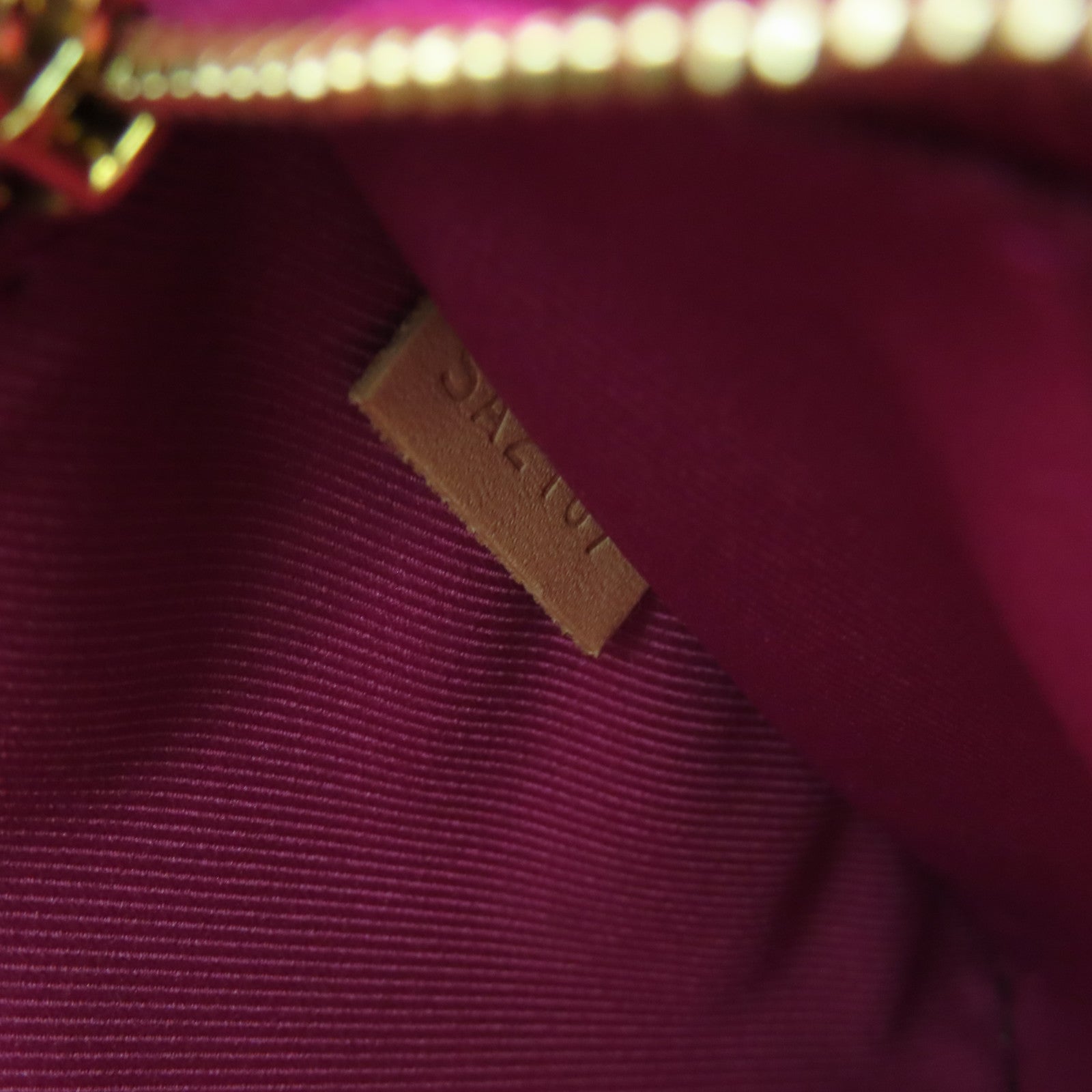 LOUIS VUITTON Monogram Cluny BB gold buckle handle shoulder bag brown
