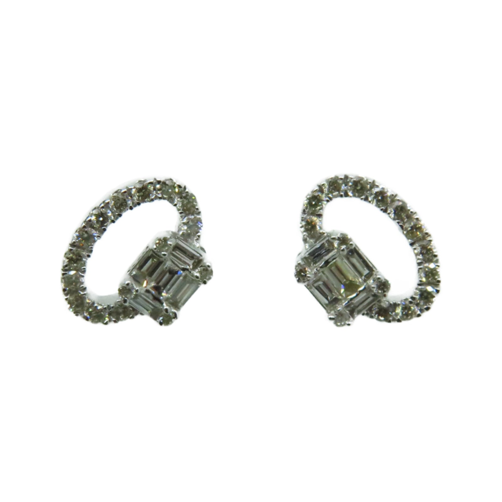 JEWELRY 【激減優惠】18K白金/0.5ct鑽石Diamond Earrings耳環