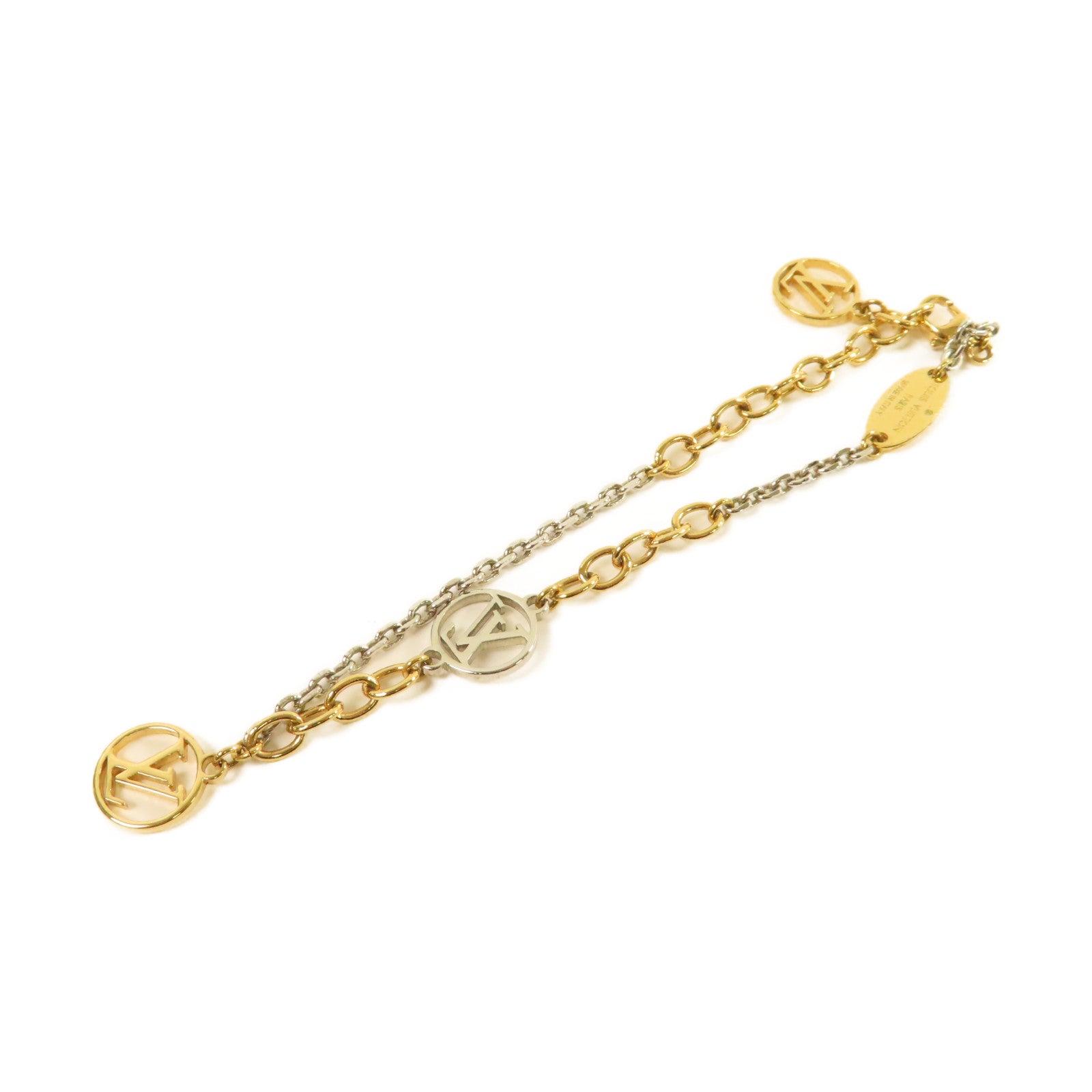 LOUIS VUITTON 金屬Logomania Bracelet手鏈金色/銀色