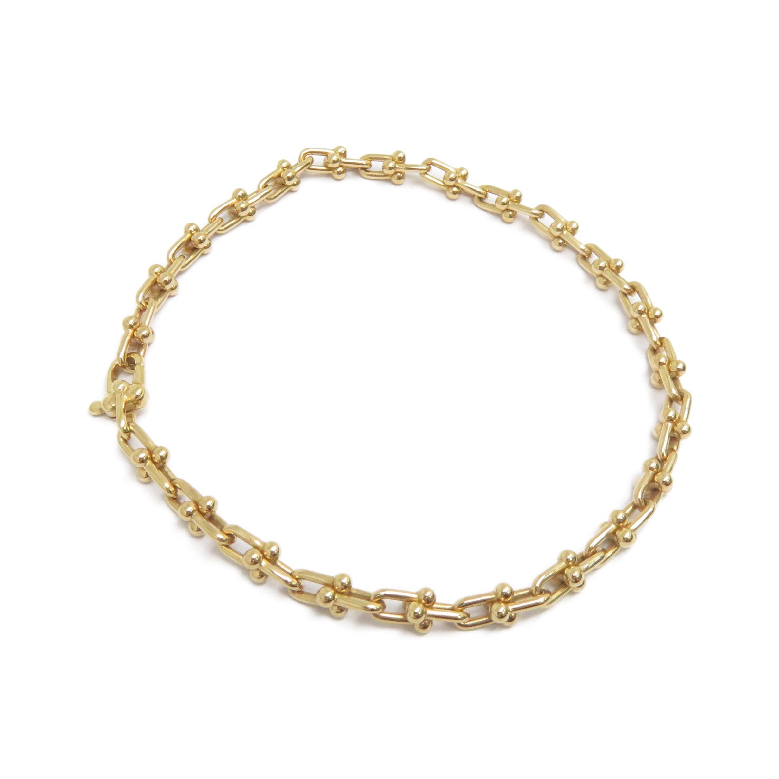 TIFFANY＆CO 18K玫瑰金HardWear Micro Link Bracelet手鏈