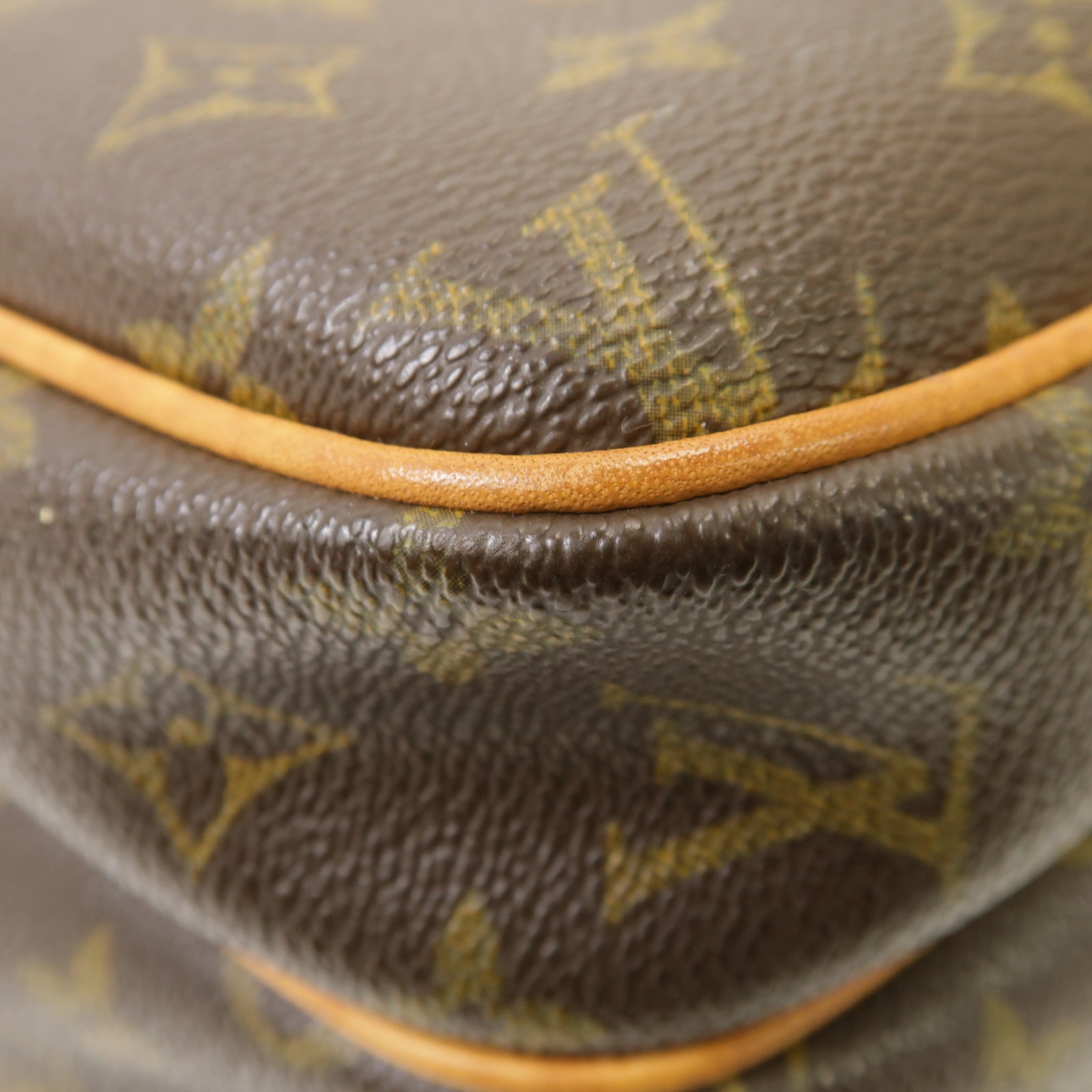 LOUIS VUITTON Monogram Reporter PM金扣肩背袋肩背袋